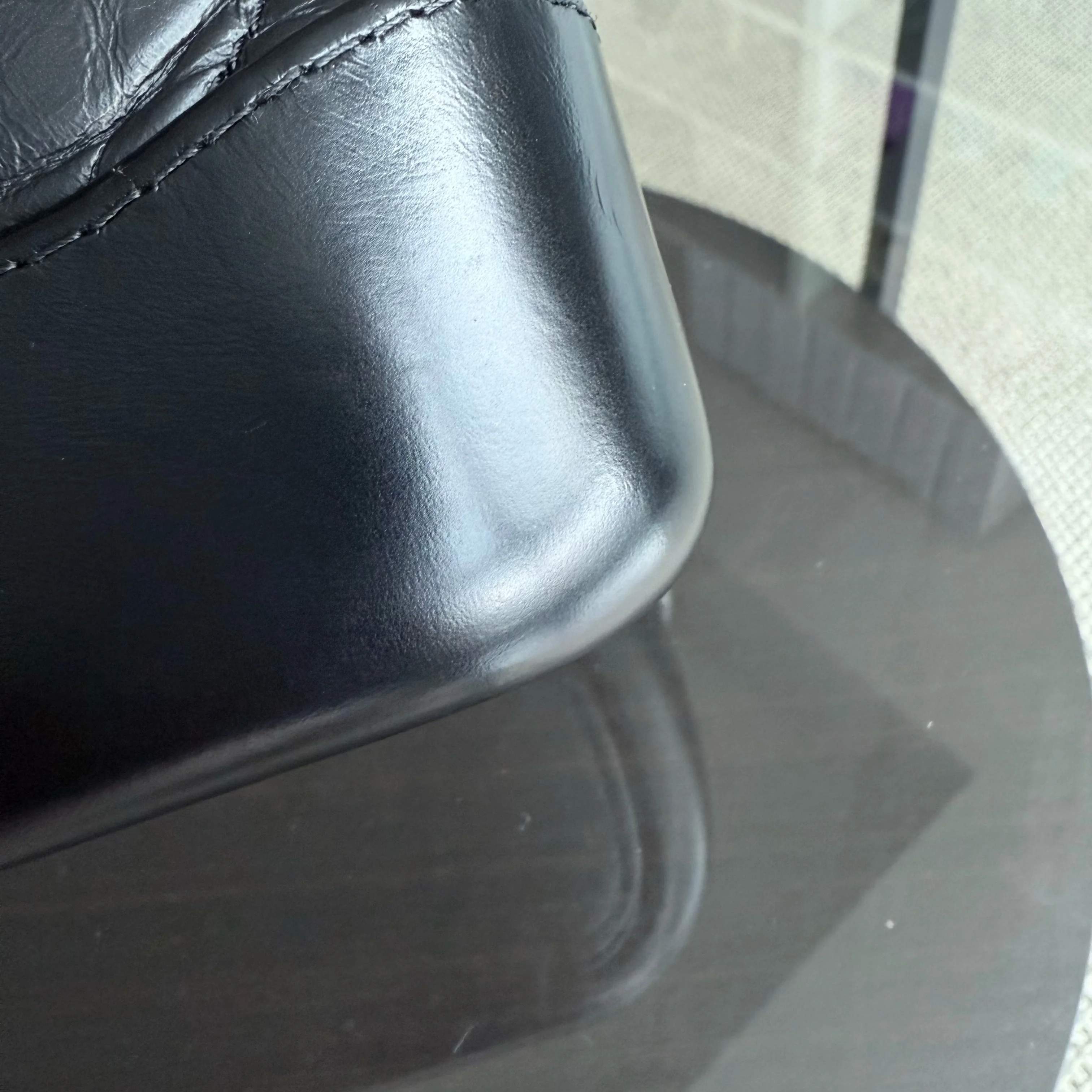 Chanel Gabrielle Small - Quilted Aged Calfskin Black Two-tone Gold Hardware