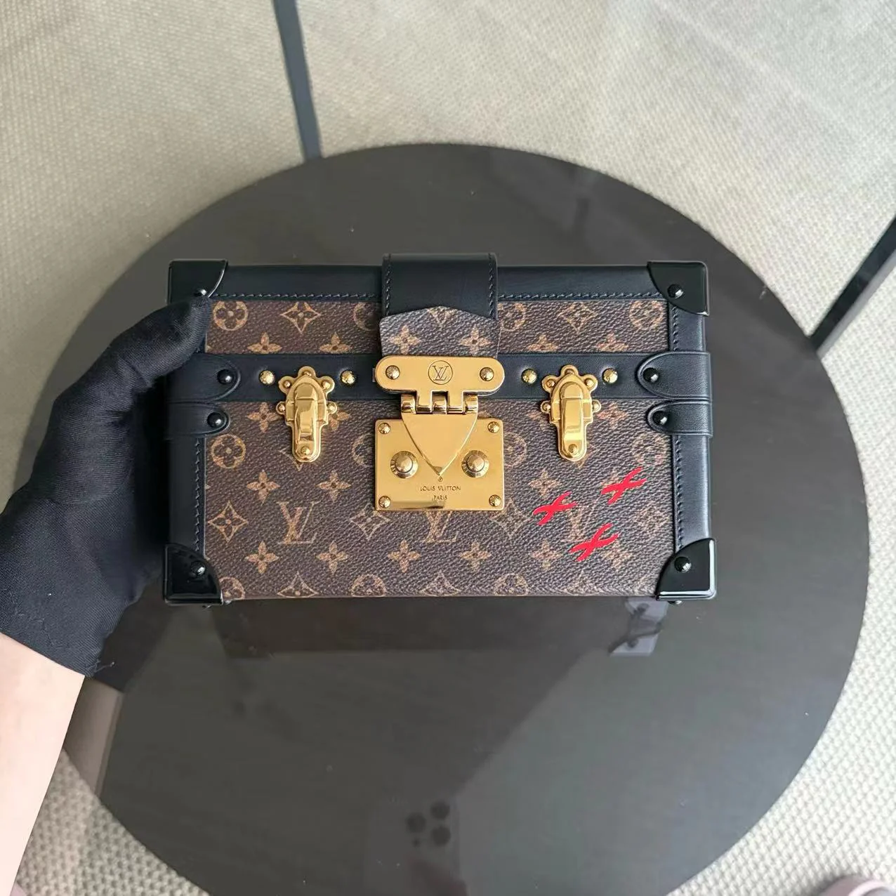 Louis Vuitton Petite Malle - Monogram Box Crossbody Bag