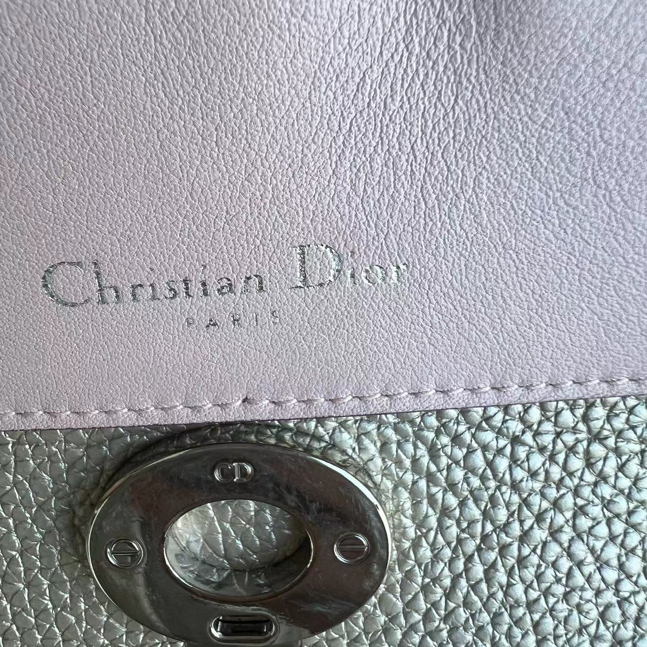 Dior Be Dior Medium Metallic Grained Calfskin Gold SHW - Best Luxury Designers