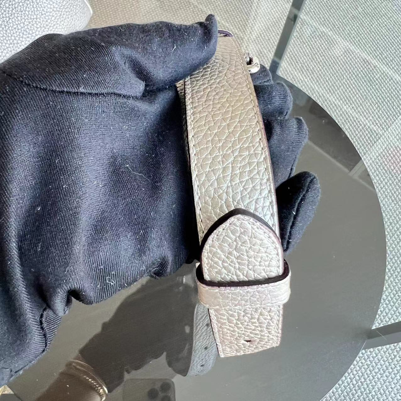 Dior Be Dior Medium Metallic Grained Calfskin Gold SHW - Best Luxury Designers