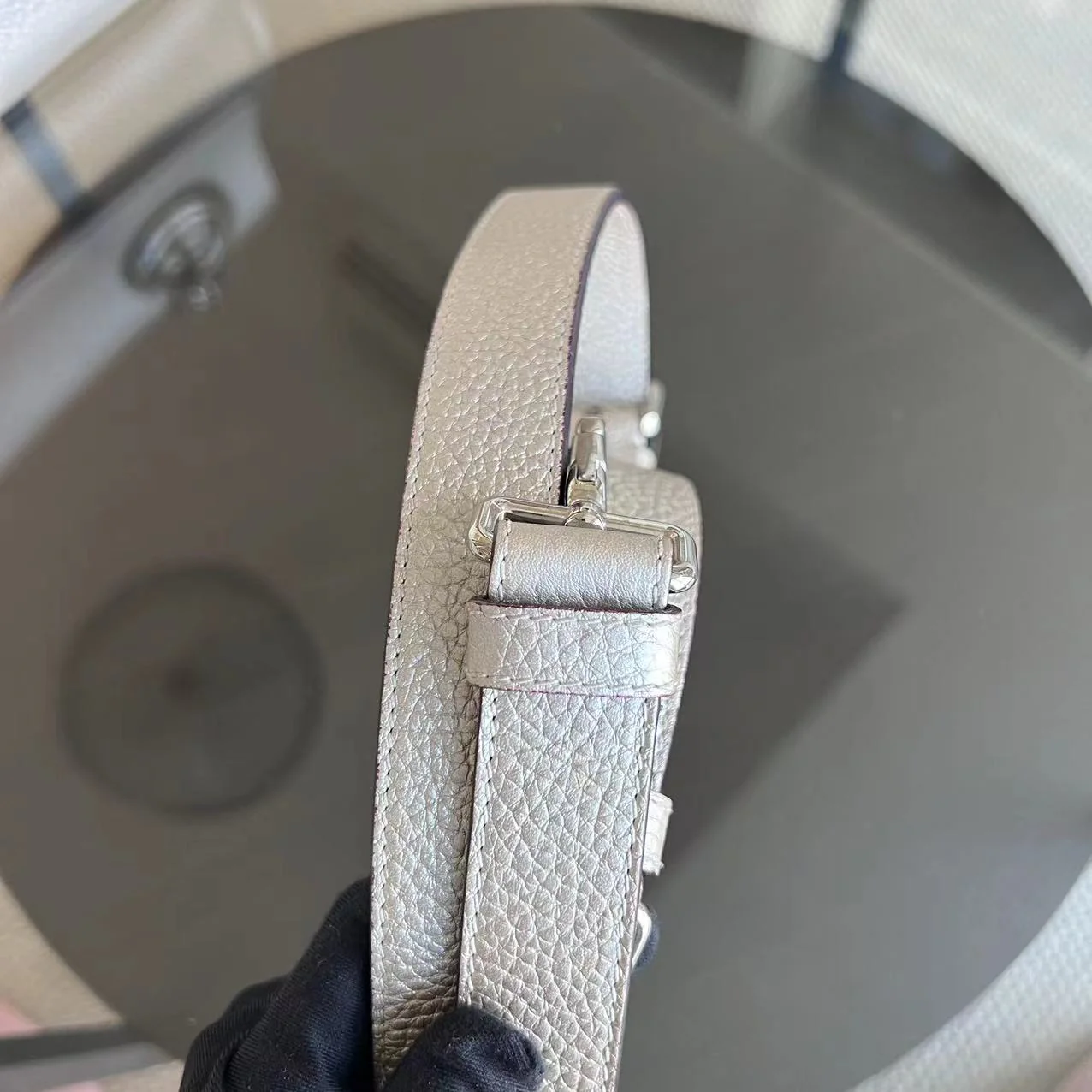 Dior Be Dior Medium Metallic Grained Calfskin Gold SHW - Best Luxury Designers