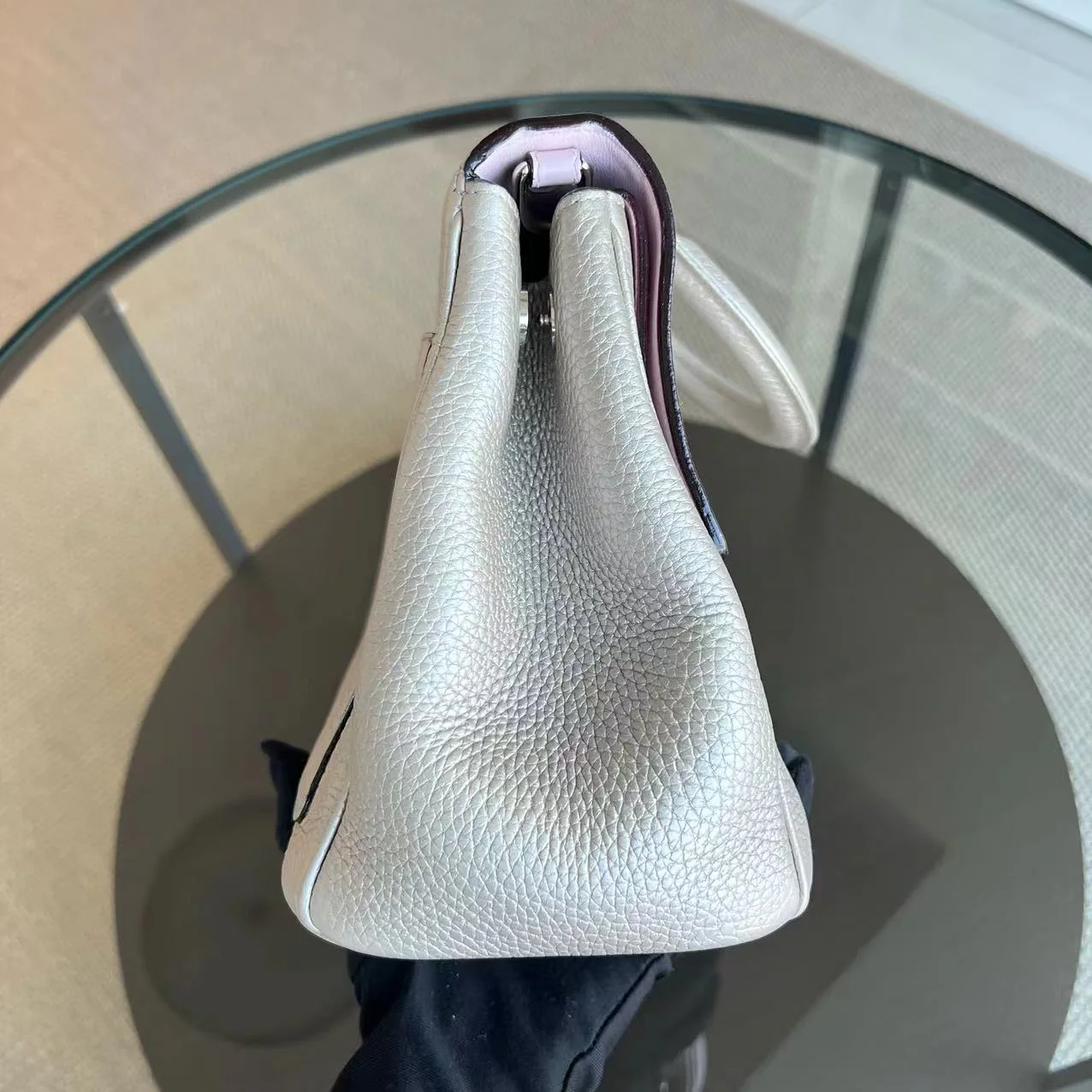 Dior Be Dior Medium Metallic Grained Calfskin Gold SHW - Best Luxury Designers