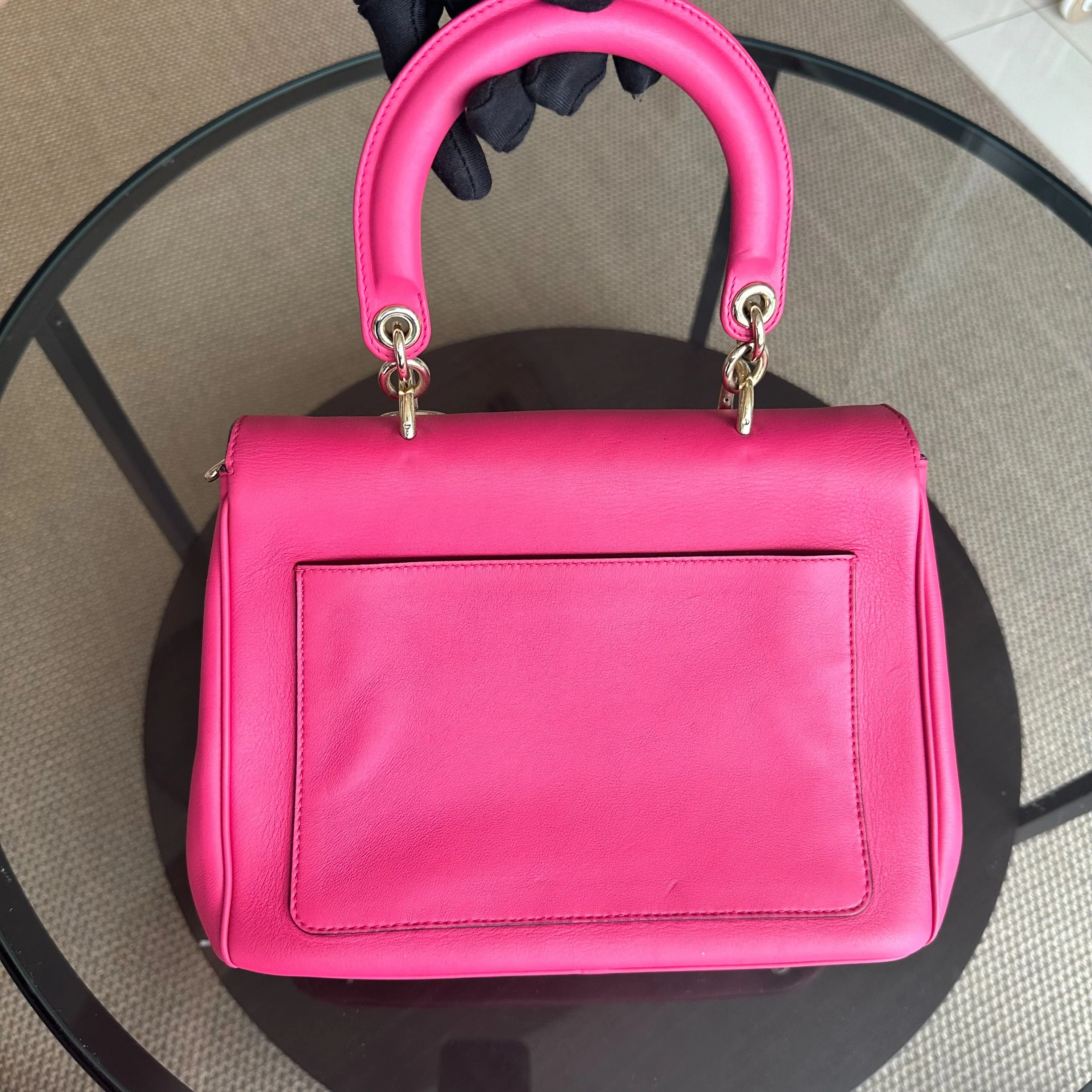 Dior Be Small Smooth Calfskin Pink GHW - Best Luxury Designers
