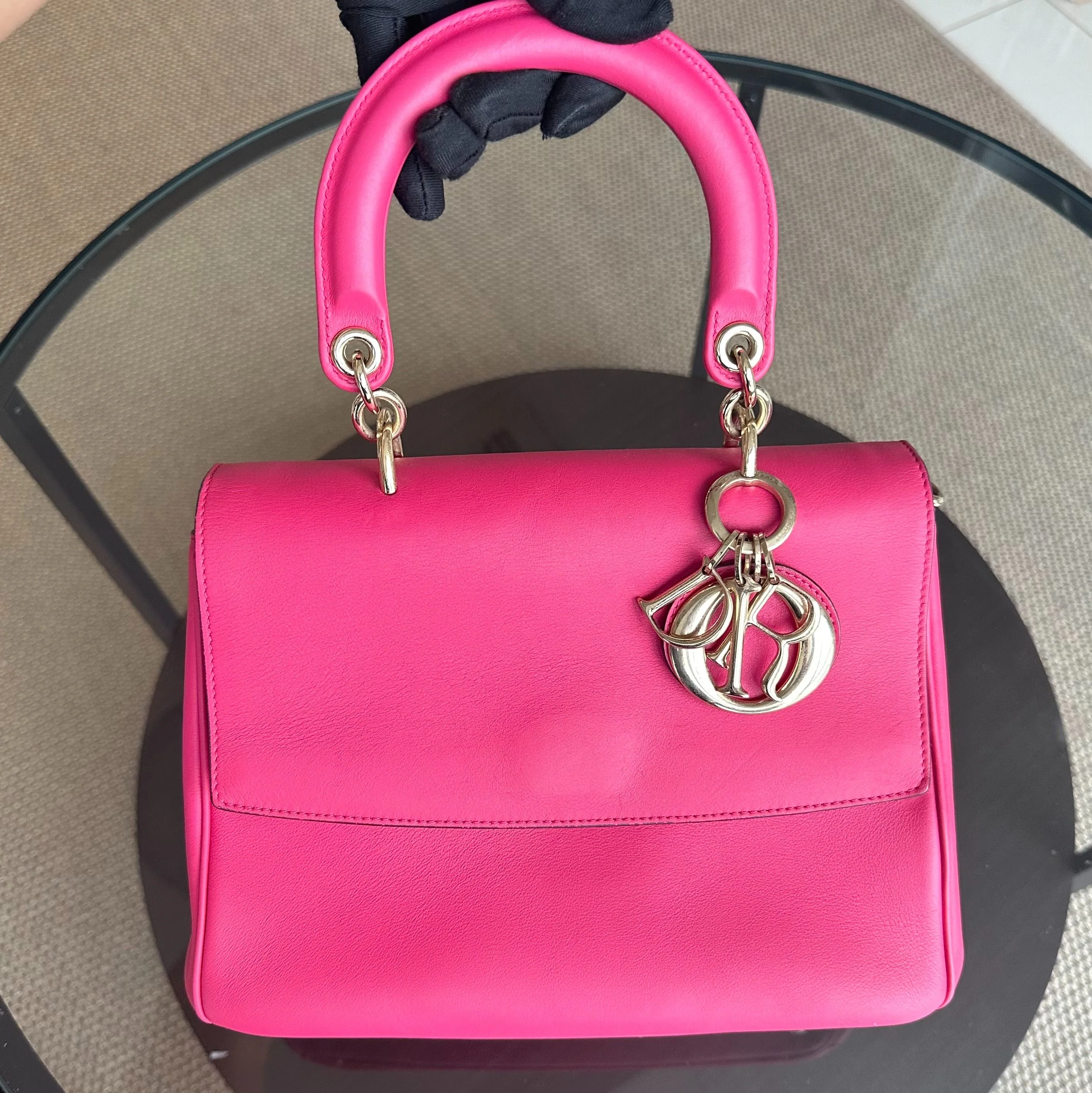 Dior Be Small Smooth Calfskin Pink GHW - Best Luxury Designers