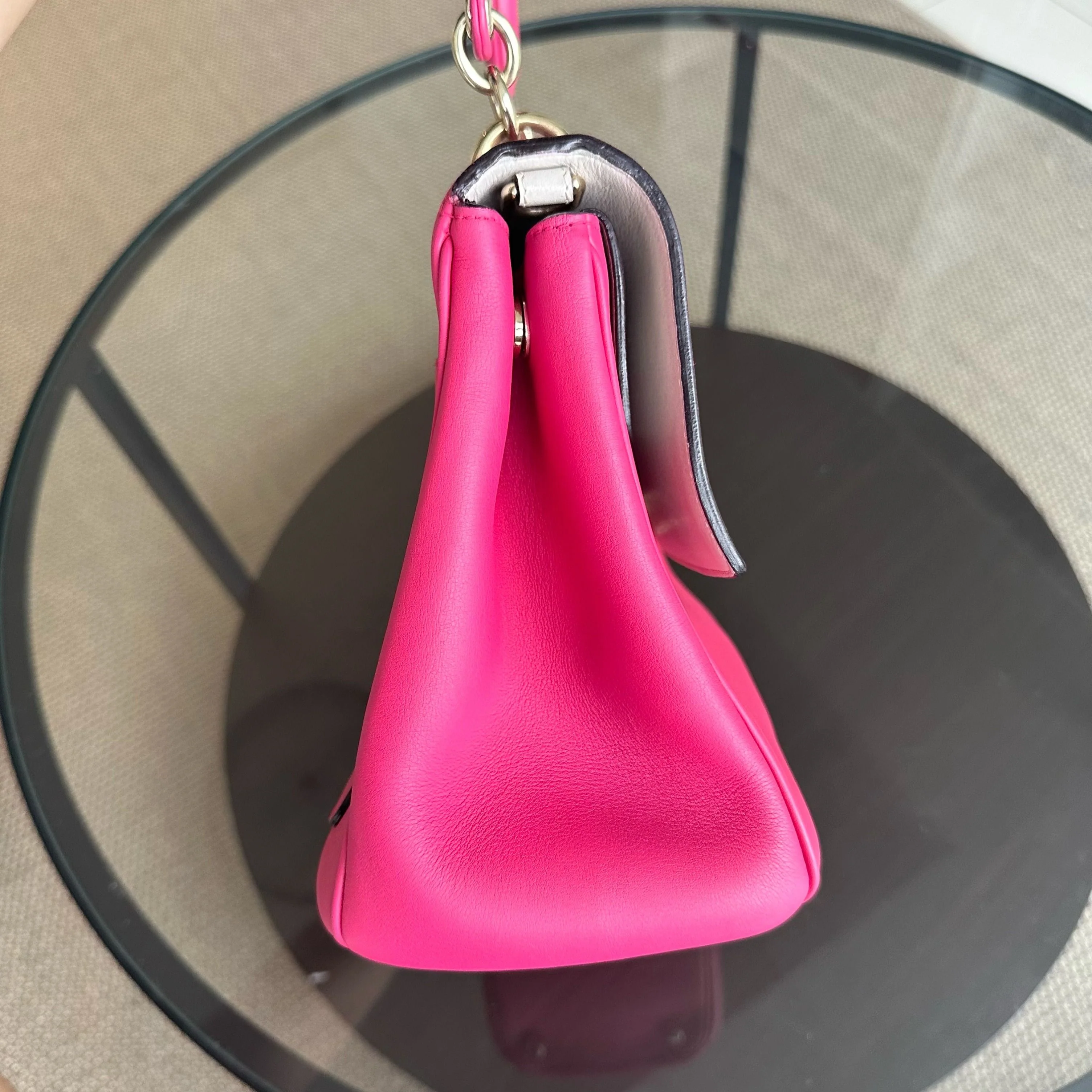 Dior Be Small Smooth Calfskin Pink GHW - Best Luxury Designers