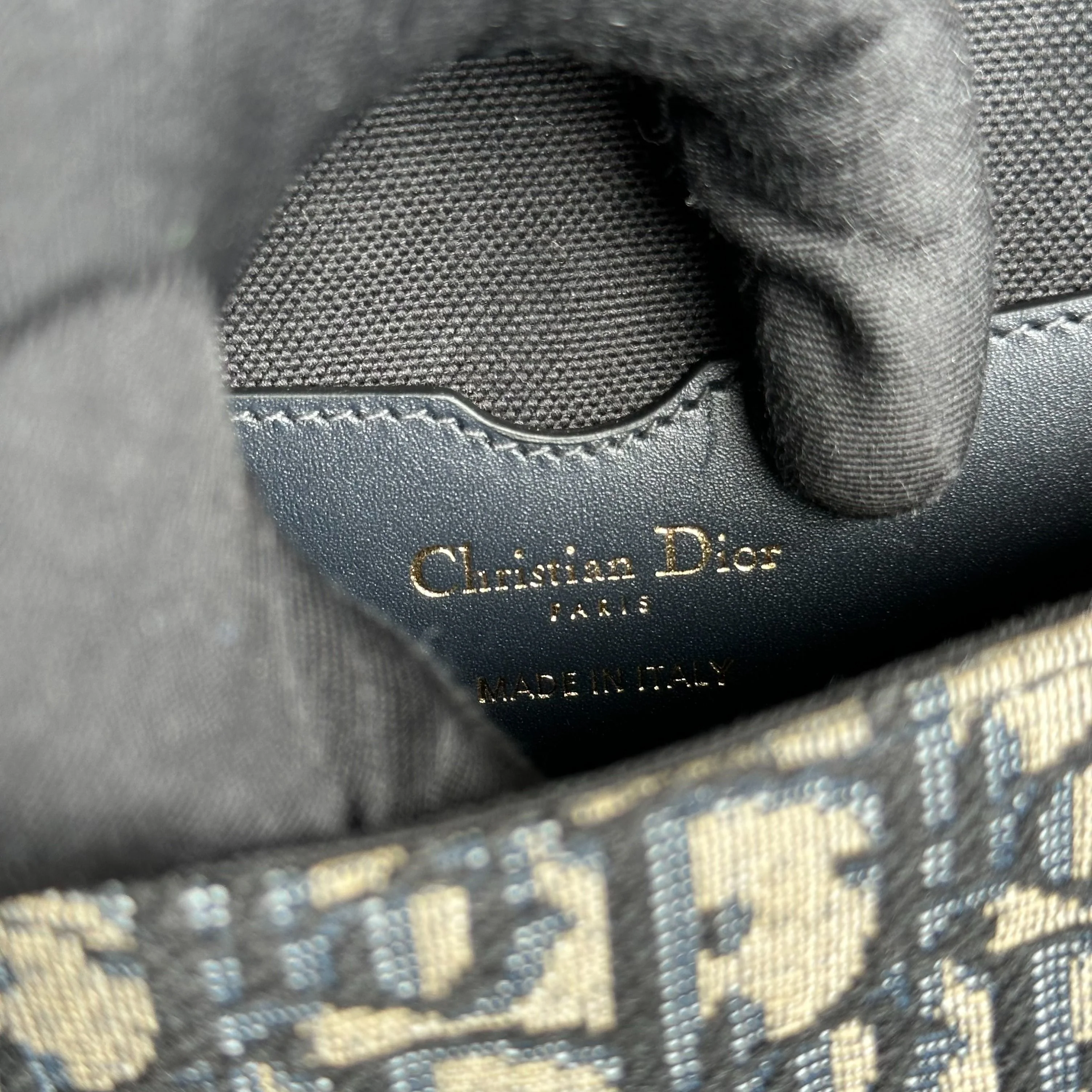 Dior Bobby East West 21CM Oblique Monogram Canavas Blue GHW - Best Luxury Designers