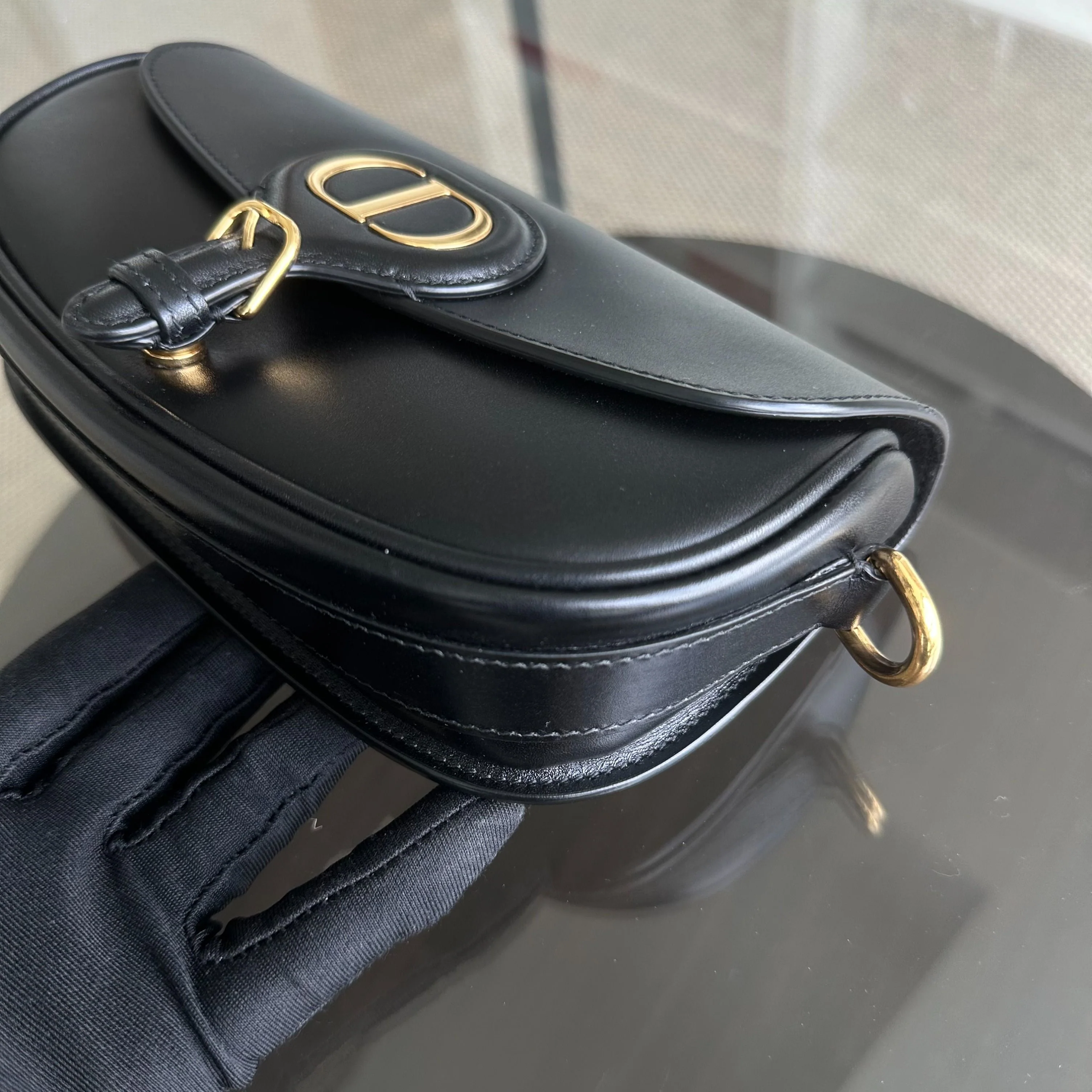 Dior Bobby East West Smooth Calfskin Shoulder Bag Black GHW - Best Luxury Designers