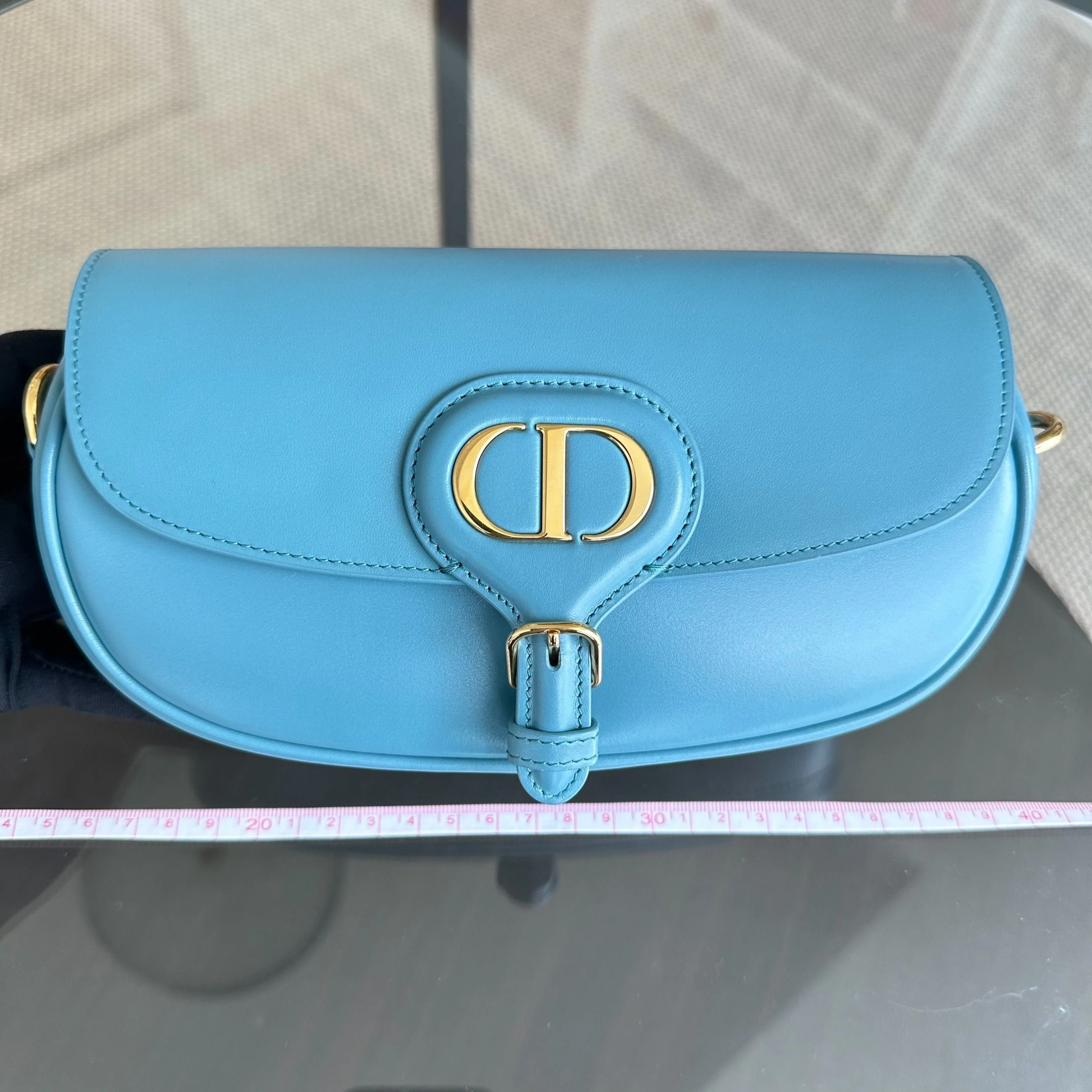 Dior Bobby East West Smooth Calfskin Shoulder Bag Blue GHW - Best Luxury Designers