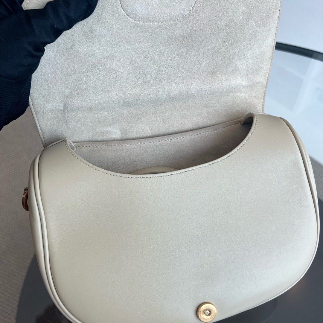 Dior Bobby Medium Beige Flap Smooth Calfskin Leather Bag - Best Luxury Designers