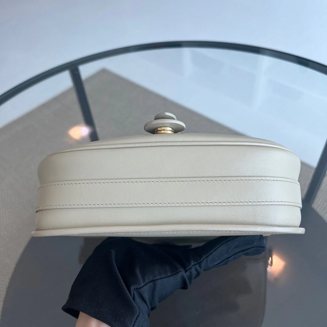 Dior Bobby Medium Beige Flap Smooth Calfskin Leather Bag - Best Luxury Designers