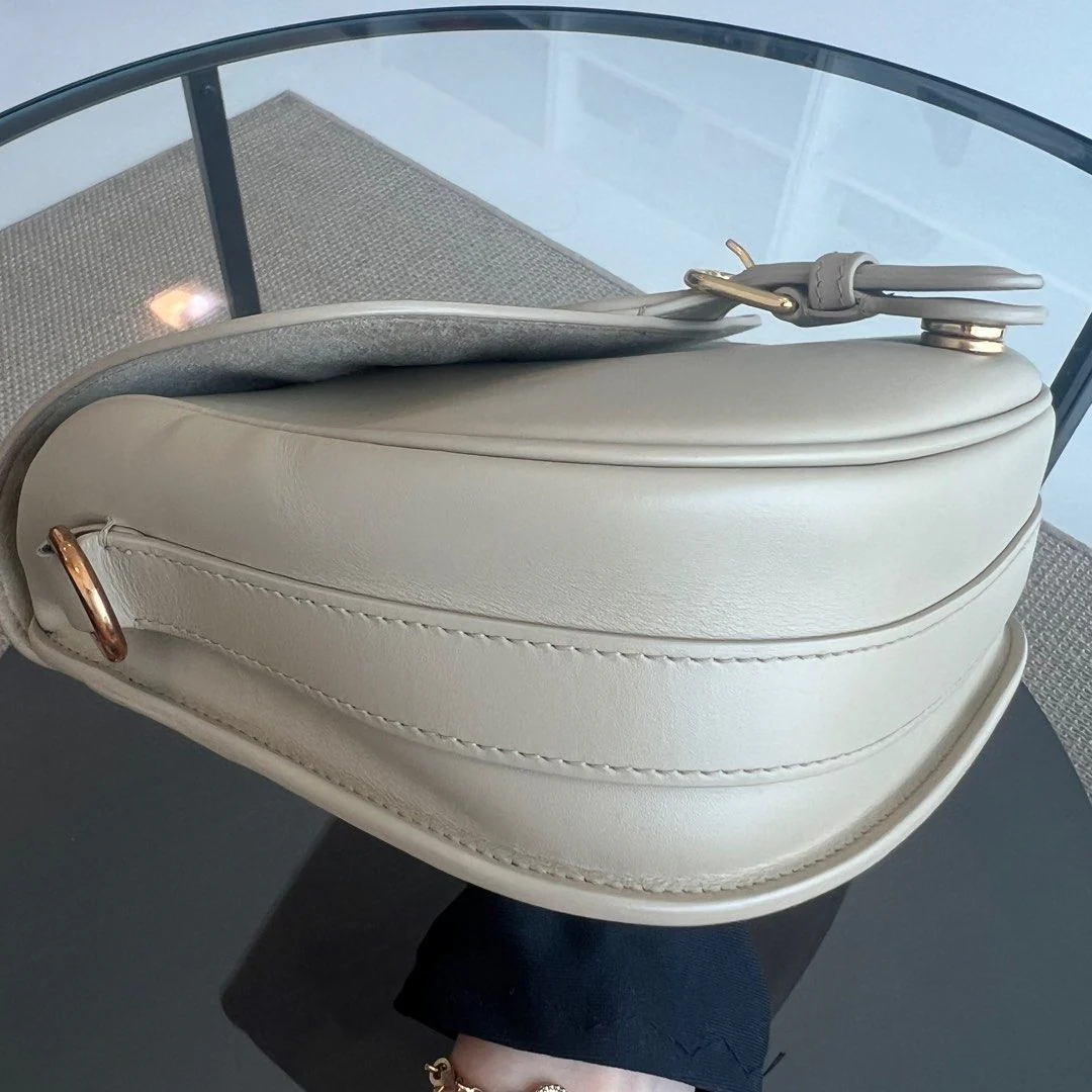 Dior Bobby Medium Beige Flap Smooth Calfskin Leather Bag - Best Luxury Designers