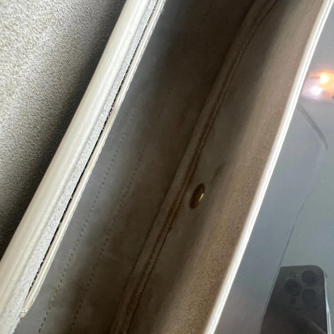 Dior Bobby Medium Beige Flap Smooth Calfskin Leather Bag - Best Luxury Designers