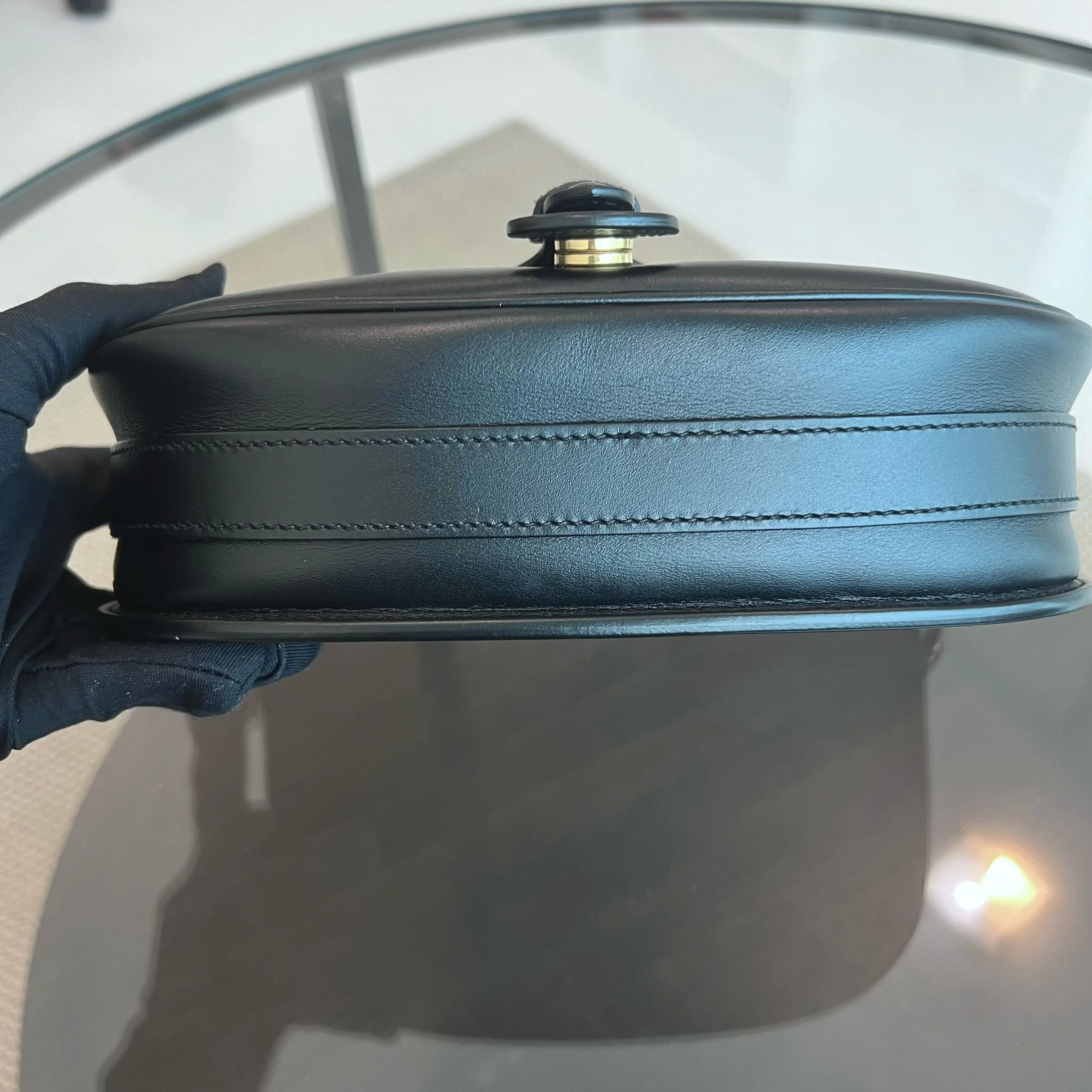 Dior Bobby Medium Black Flap Smooth Calfskin Leather Bag - Best Luxury Designers