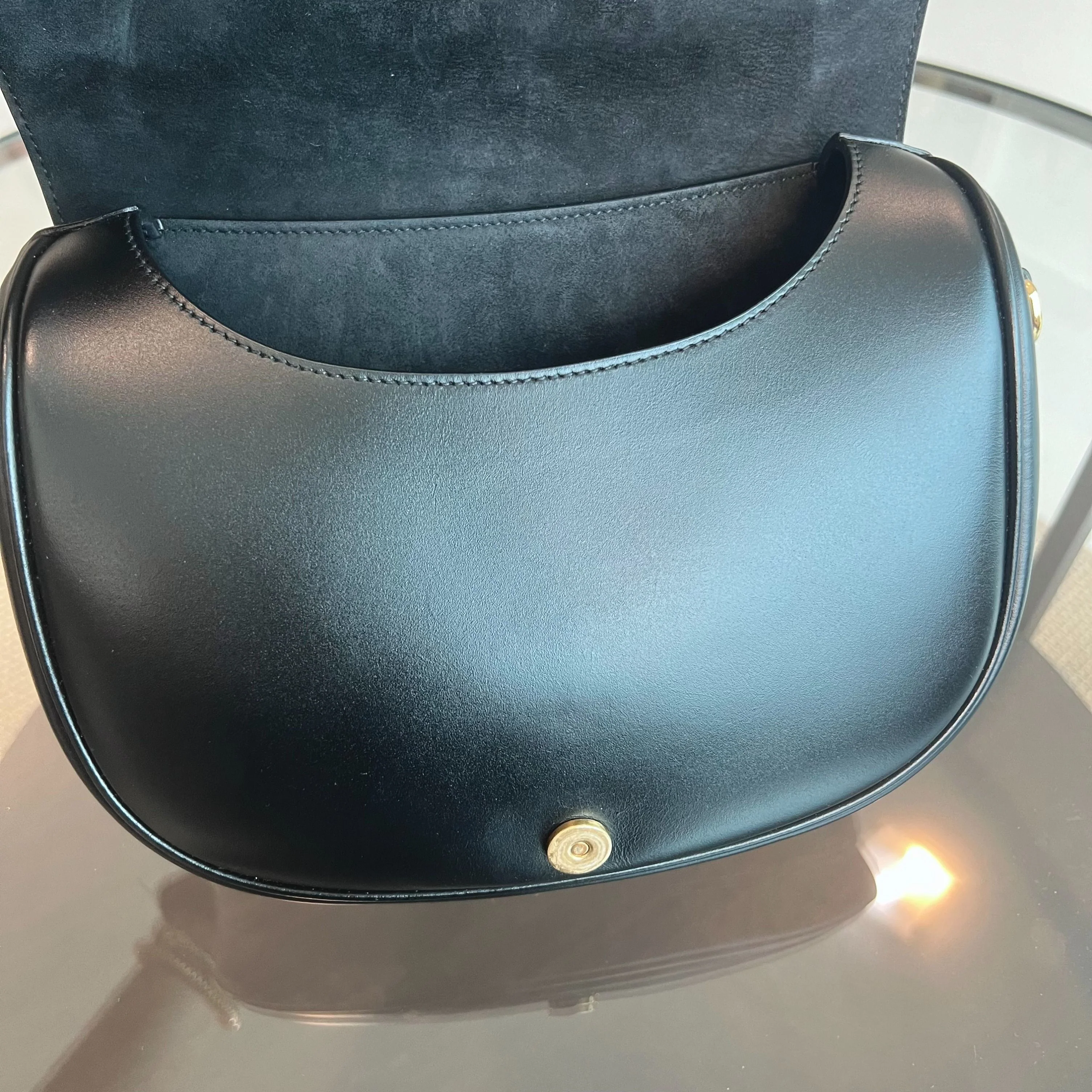 Dior Bobby Medium Black Flap Smooth Calfskin Leather Bag - Best Luxury Designers