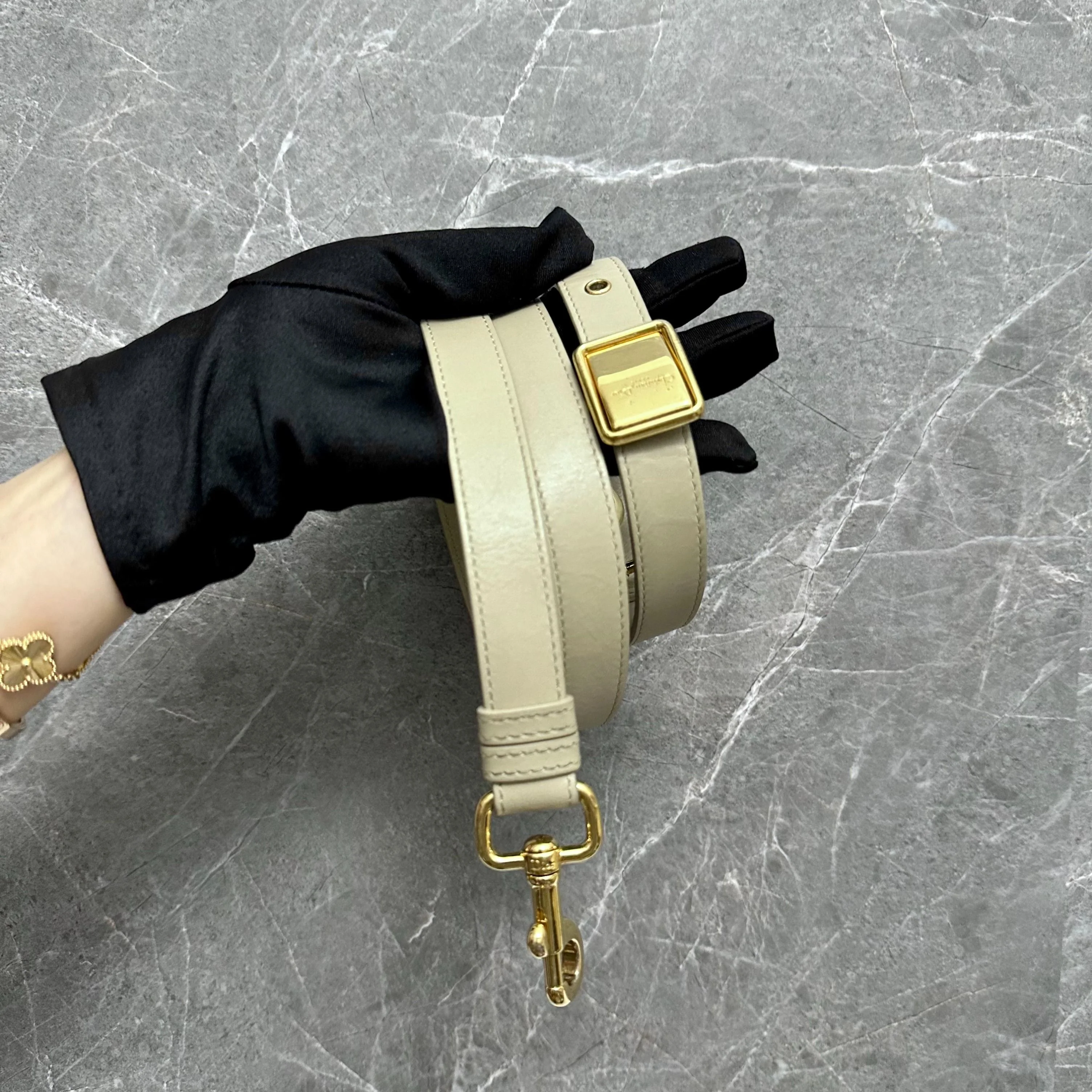 Dior Bobby Medium Flap Beige Smooth Calfskin GHW - Best Luxury Designers