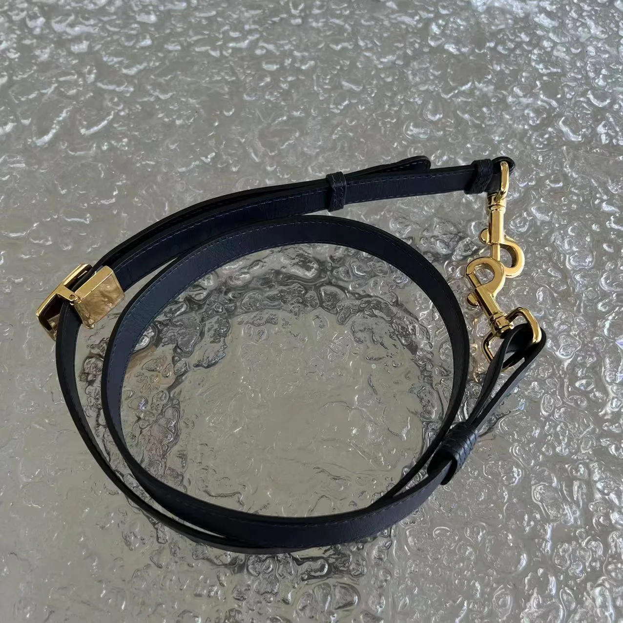 Dior Bobby Medium Oblique Monogram Canvas Dark Blue Golden Hardware - Best Luxury Designers