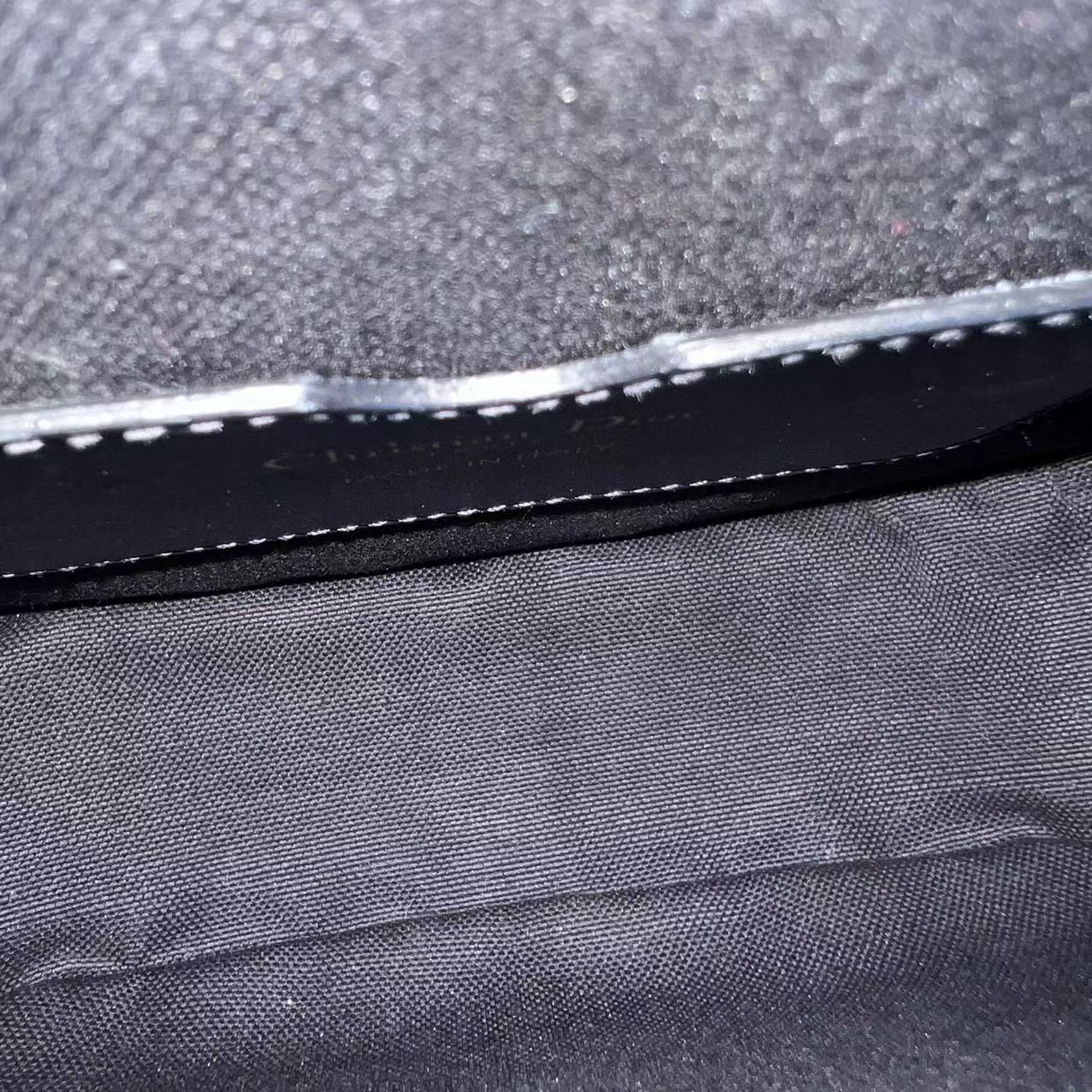 Dior Bobby Medium Oblique Monogram Canvas Dark Blue Golden Hardware - Best Luxury Designers