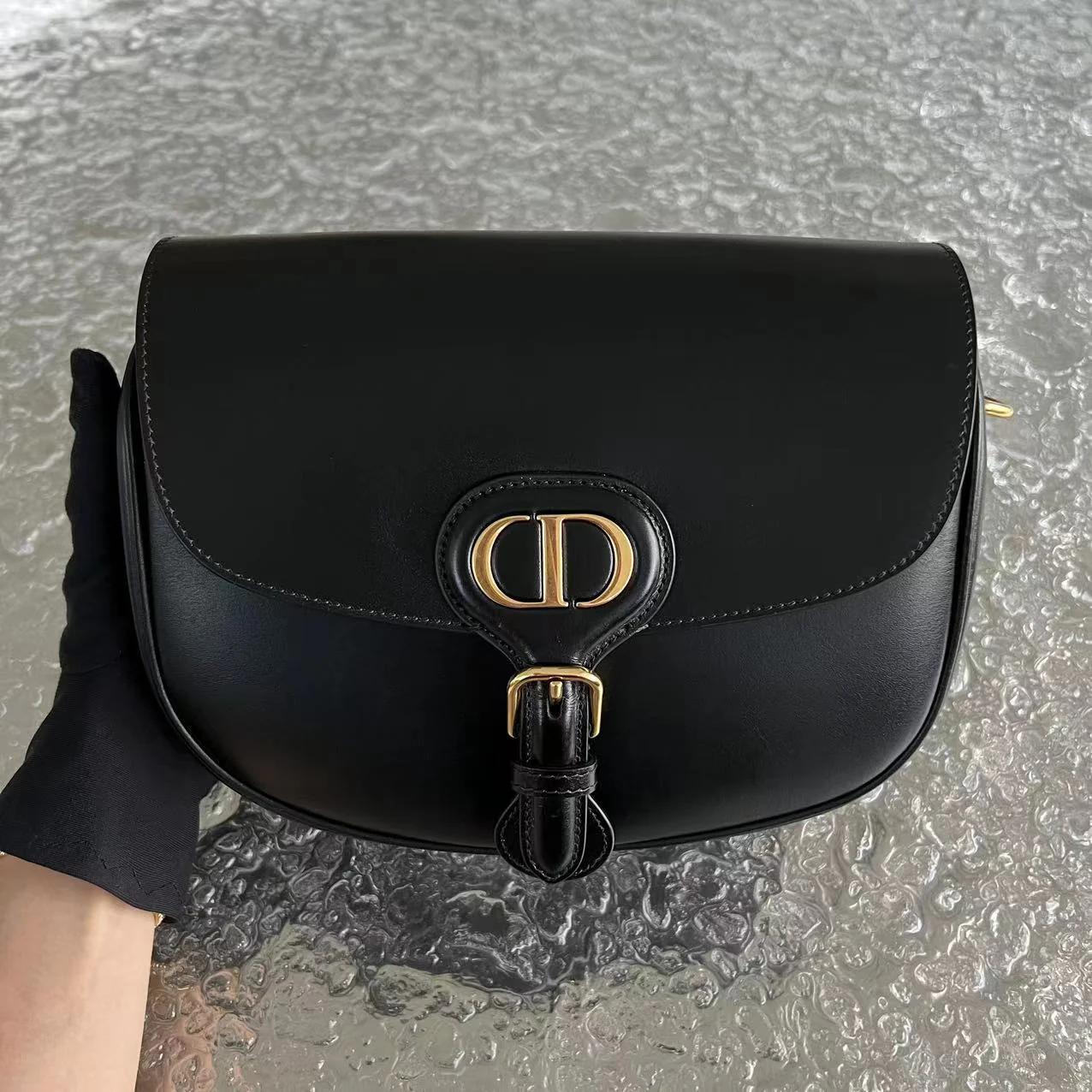 Dior Bobby Medium Smooth Calfskin Black GHW - Best Luxury Designers