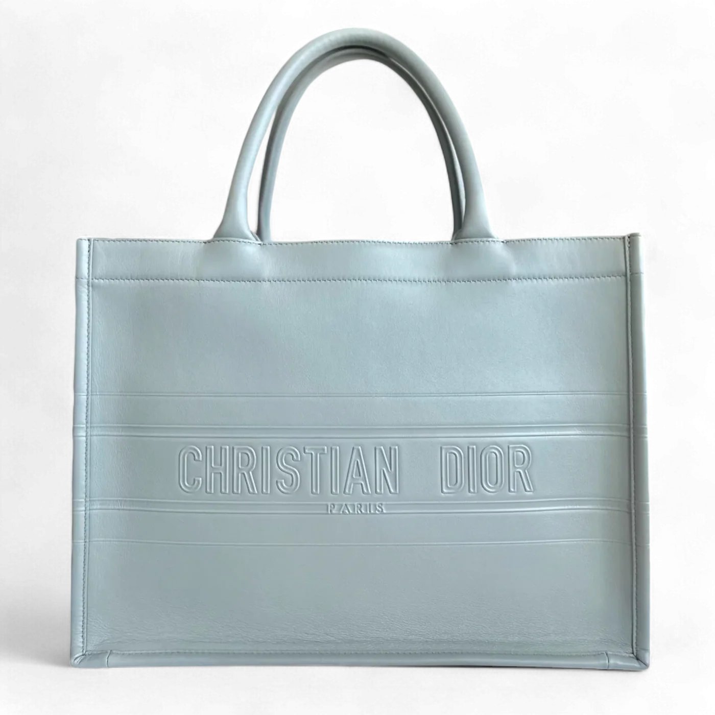 Dior Book Tote - Medium 36CM Calfskin Grey Bag