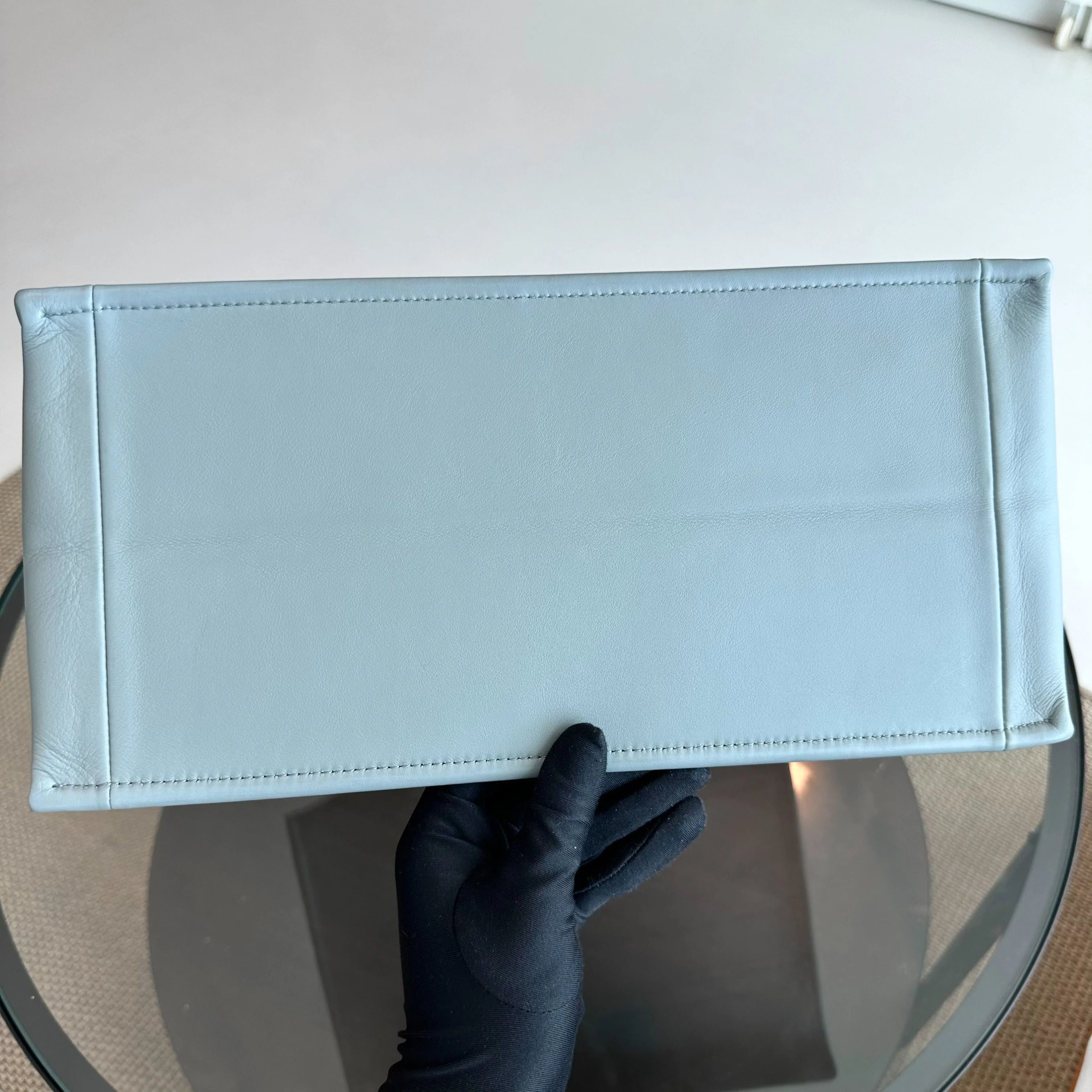 Dior Book Tote Medium 36CM Calfskin Grey Bag - Best Luxury Designers