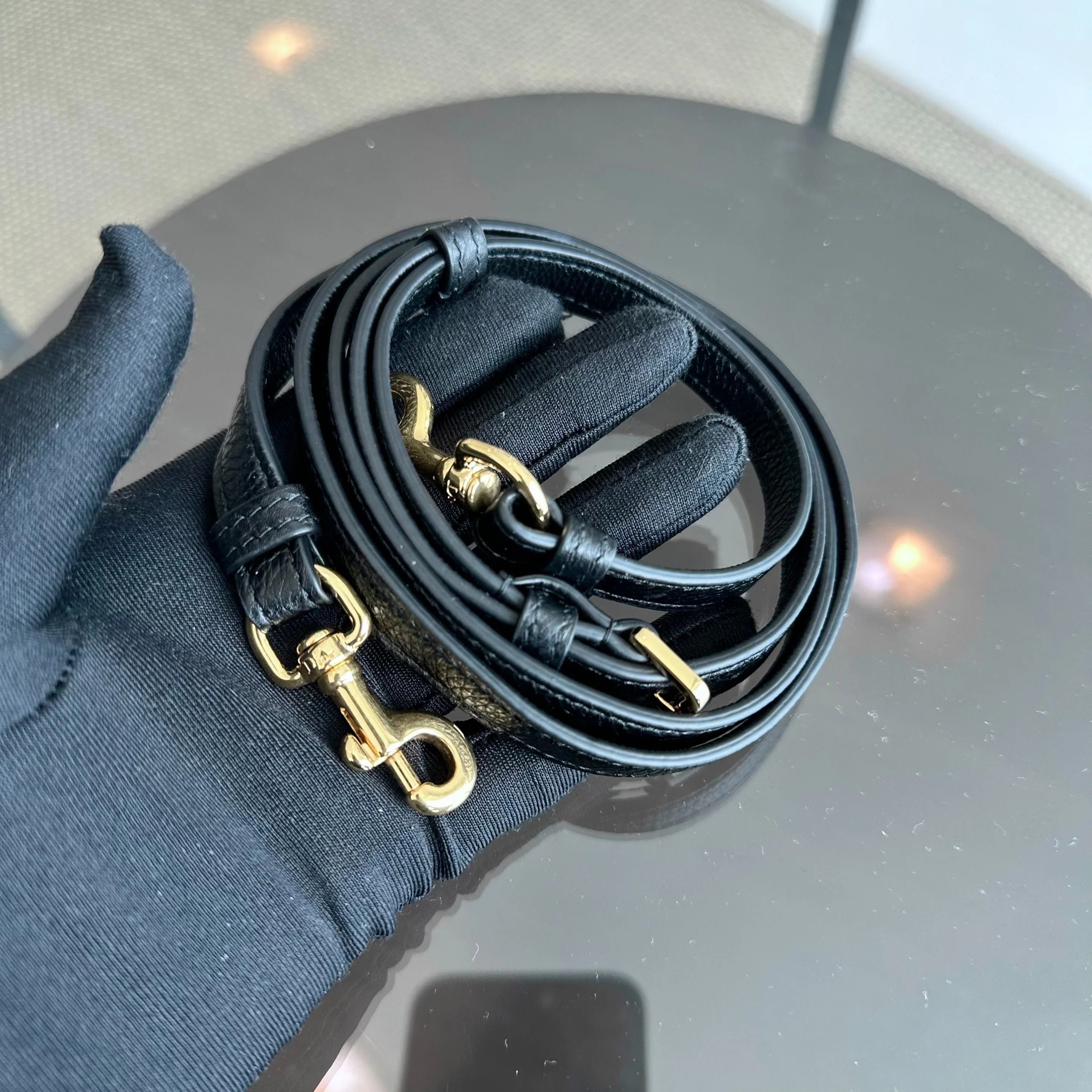 Dior Caro Pouch WOC Wallet On Chain Cannage Grained Calfskin Black GHW - Best Luxury Designers