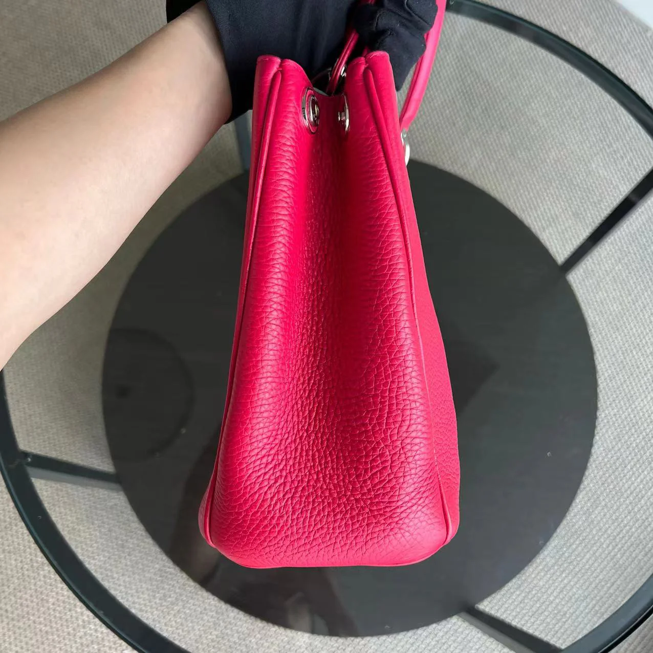 Dior Diorissimo Grained Calfskin Hot Pink Silver Hardware - Best Luxury Designers