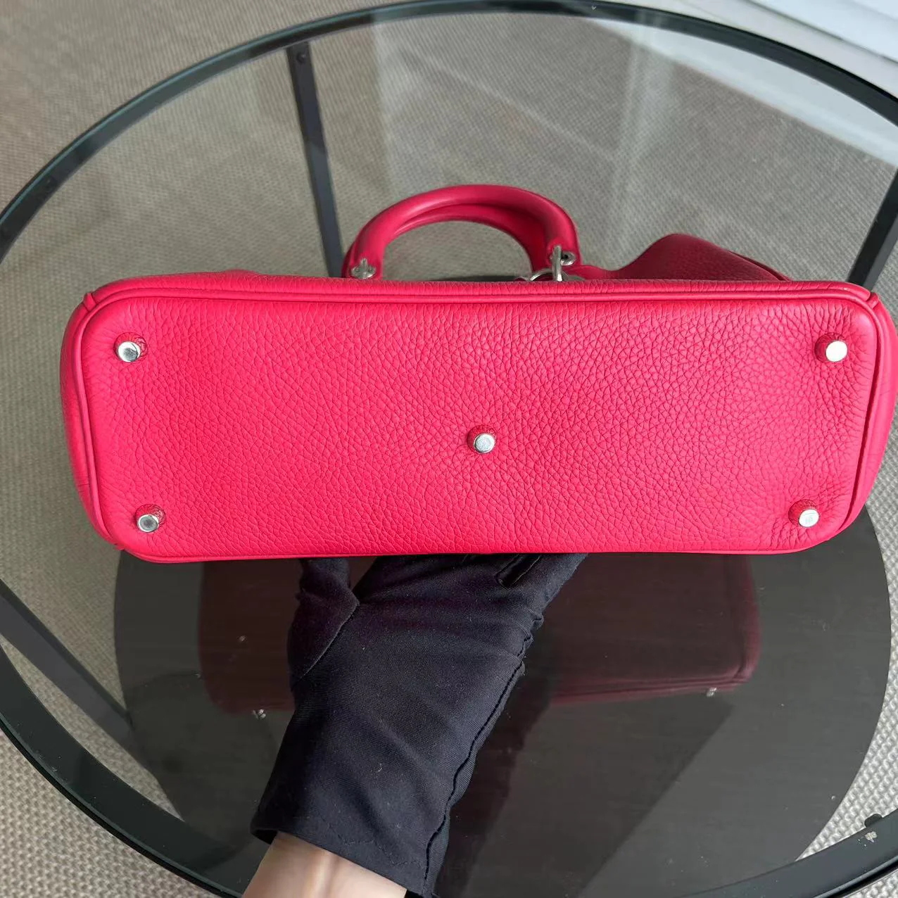 Dior Diorissimo Grained Calfskin Hot Pink Silver Hardware - Best Luxury Designers
