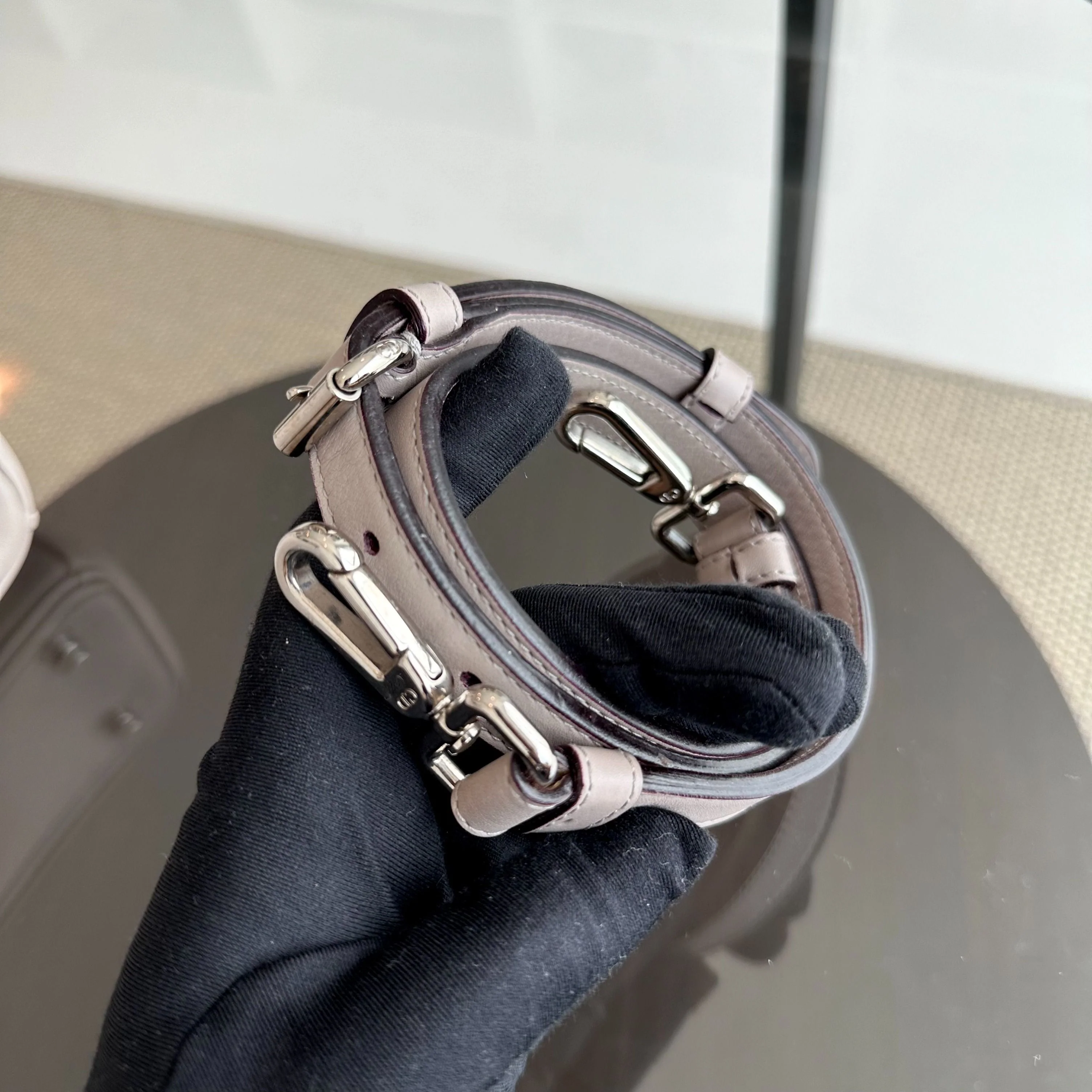 Dior Diorissimo Large Smooth Calfskin Grey Tote SHW - Best Luxury Designers