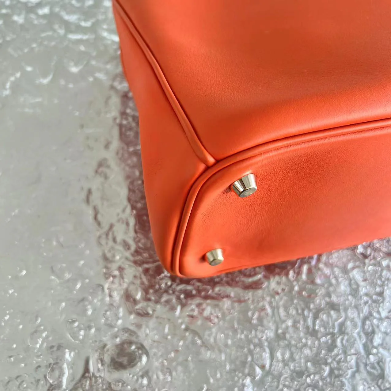 Dior Diorissimo Large Smooth Calfskin Orange Golden Hardware - Best Luxury Designers