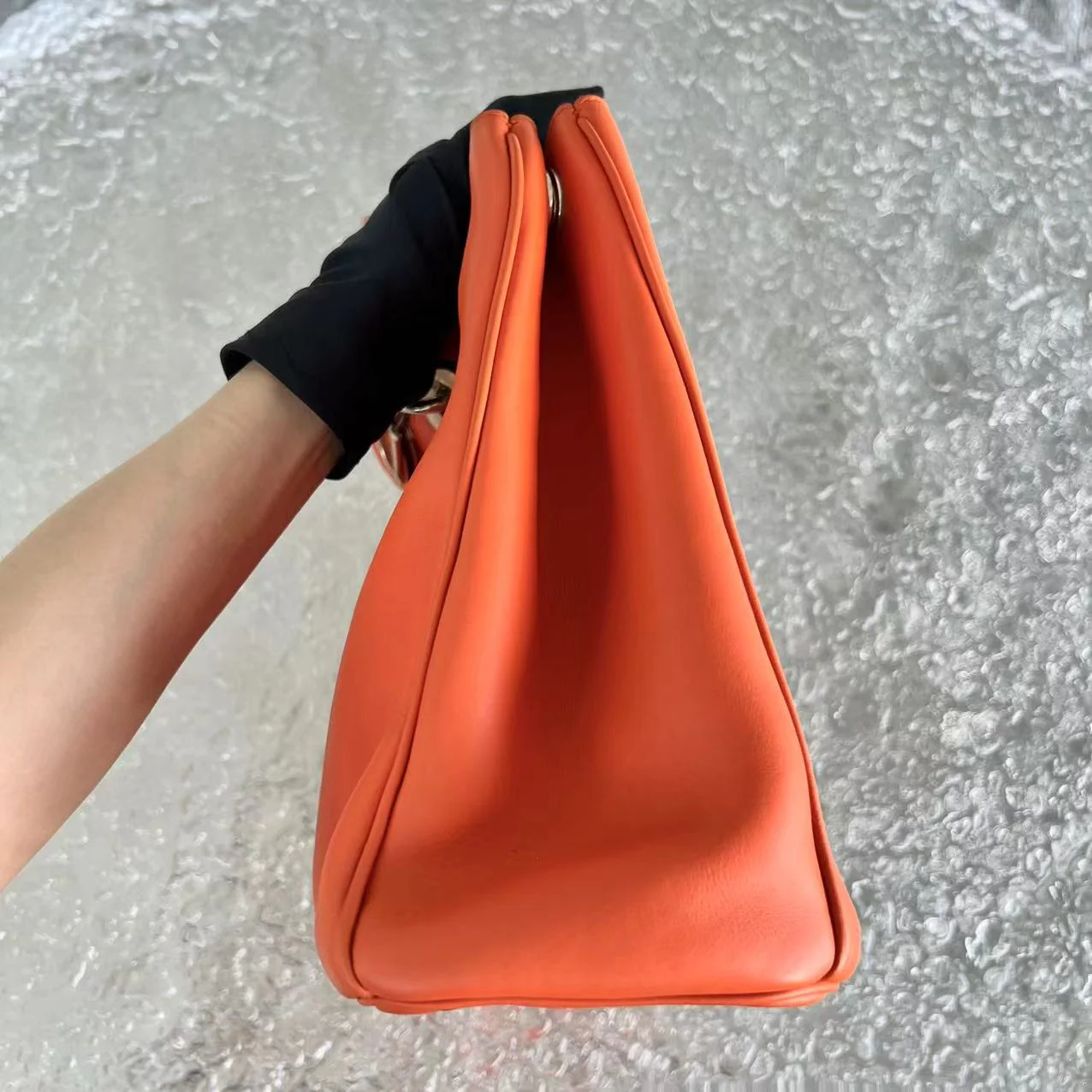 Dior Diorissimo Large Smooth Calfskin Orange Golden Hardware - Best Luxury Designers