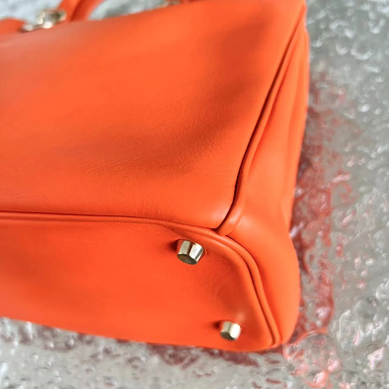 Dior Diorissimo Large Smooth Calfskin Orange Golden Hardware - Best Luxury Designers