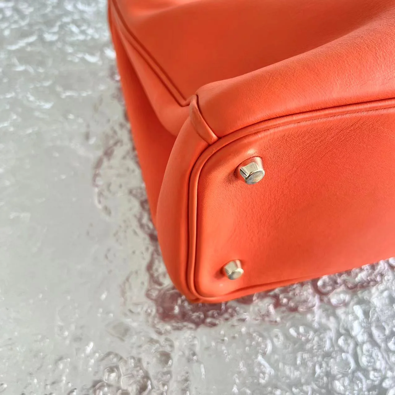 Dior Diorissimo Large Smooth Calfskin Orange Golden Hardware - Best Luxury Designers