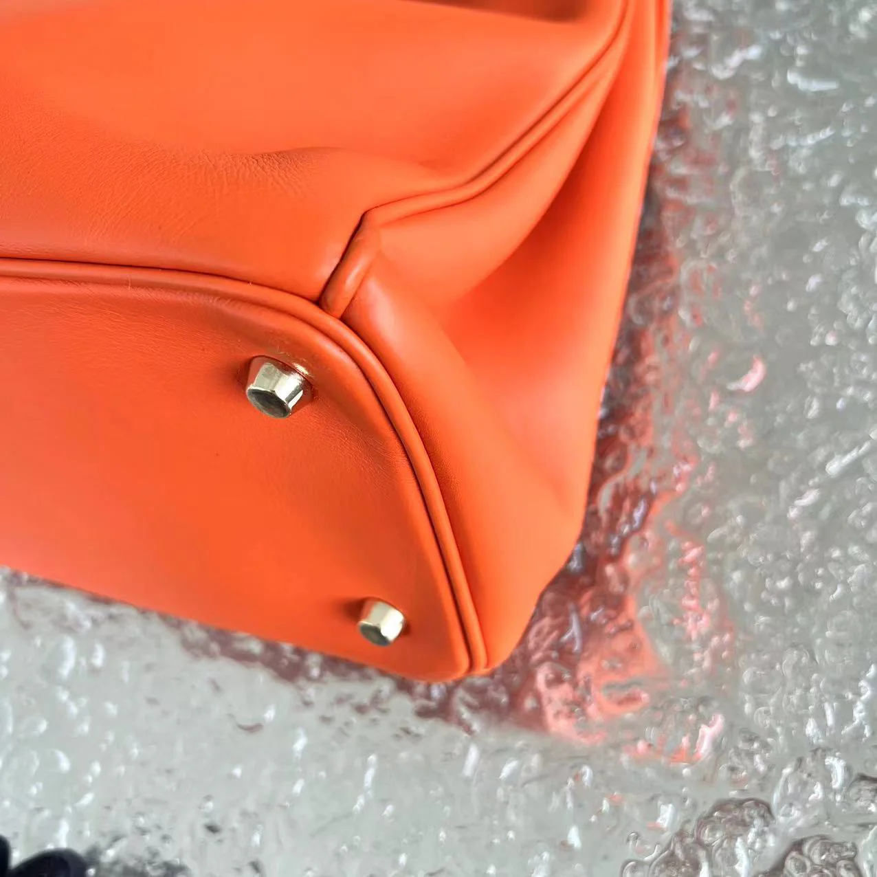 Dior Diorissimo Large Smooth Calfskin Orange Golden Hardware - Best Luxury Designers