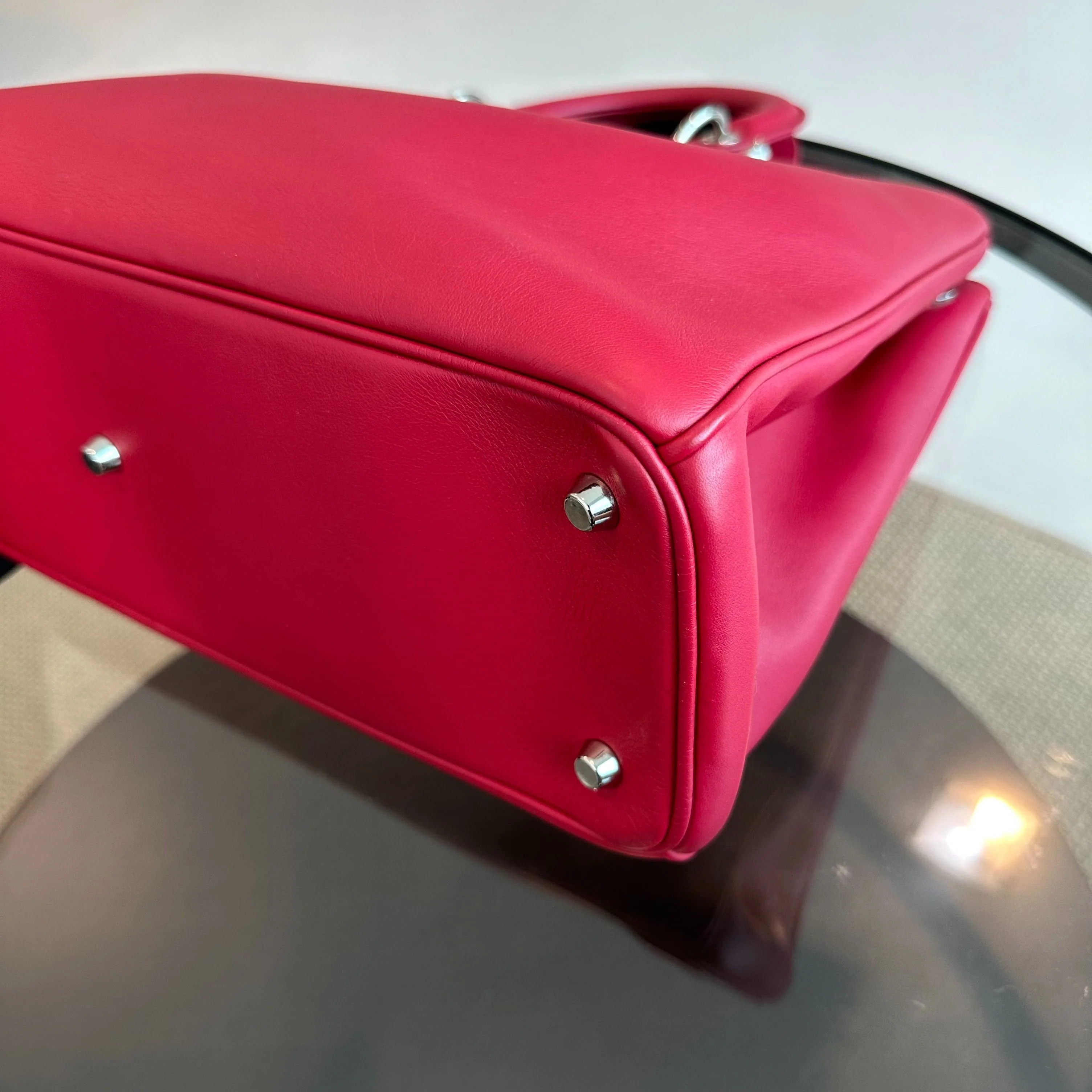 Dior Diorissimo Large Smooth Calfskin Pink SHW - Best Luxury Designers