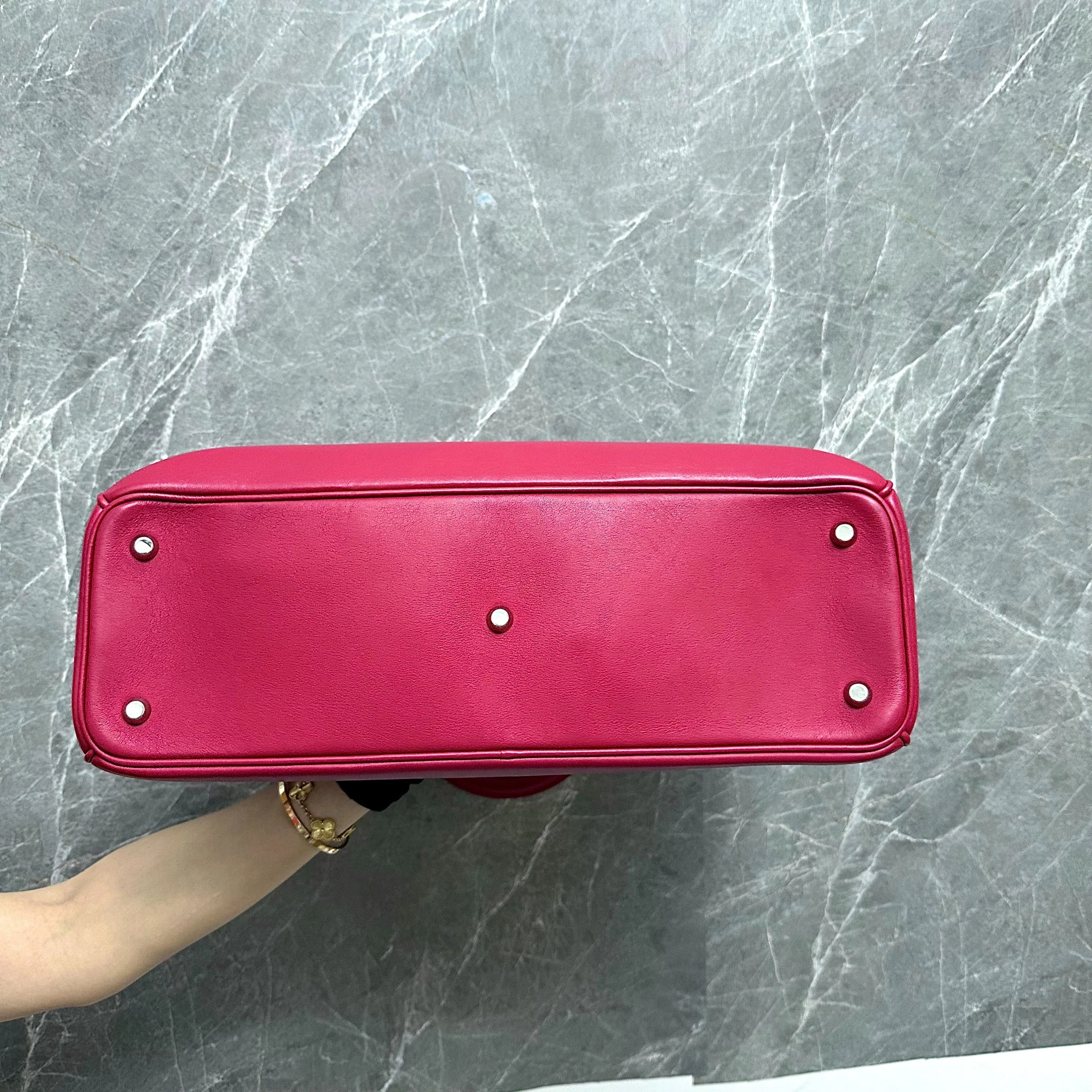 Dior Diorissimo Large Smooth Calfskin Red SHW - Best Luxury Designers