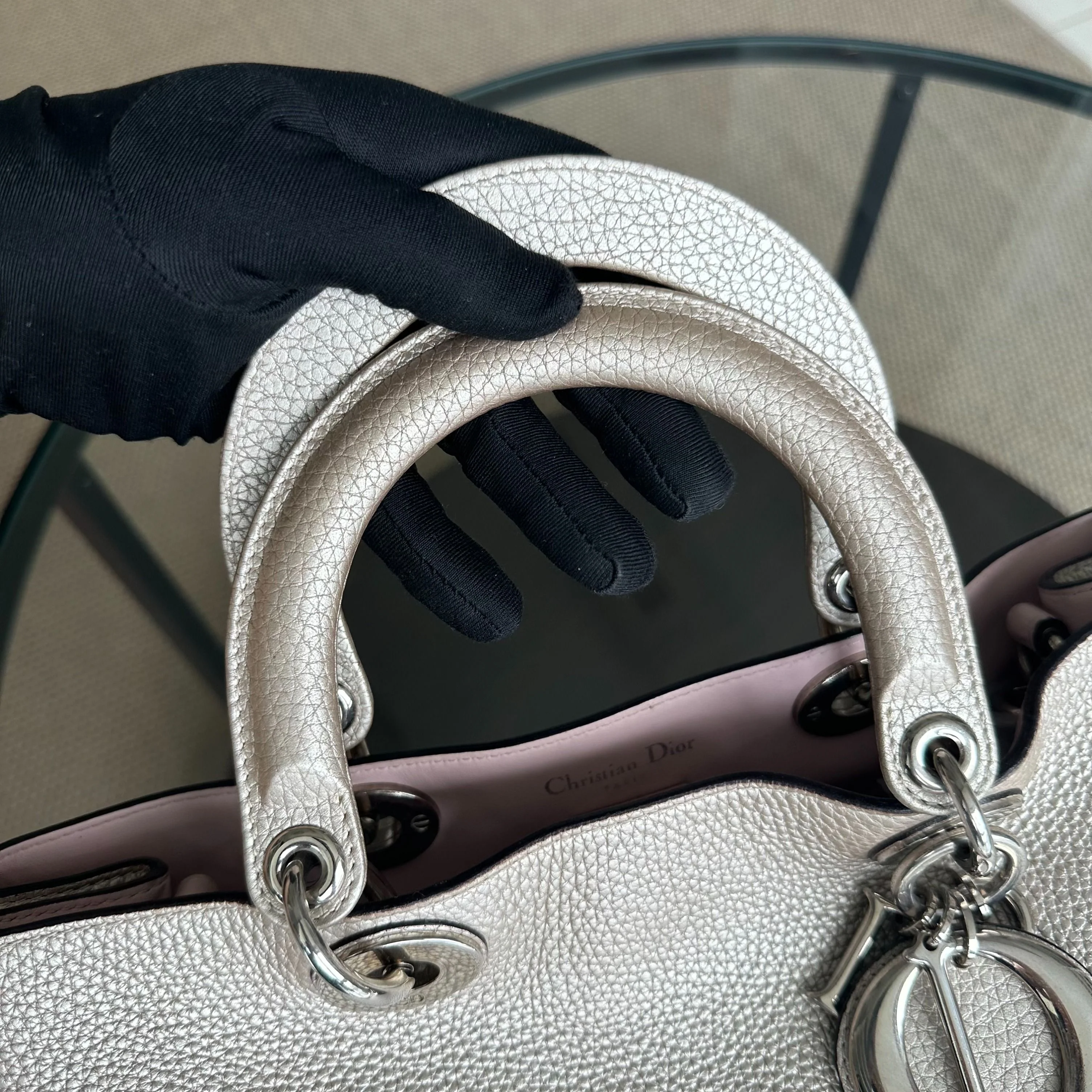 Dior Diorissimo Medium 31CM Grained Calfskin Gold GHW - Best Luxury Designers