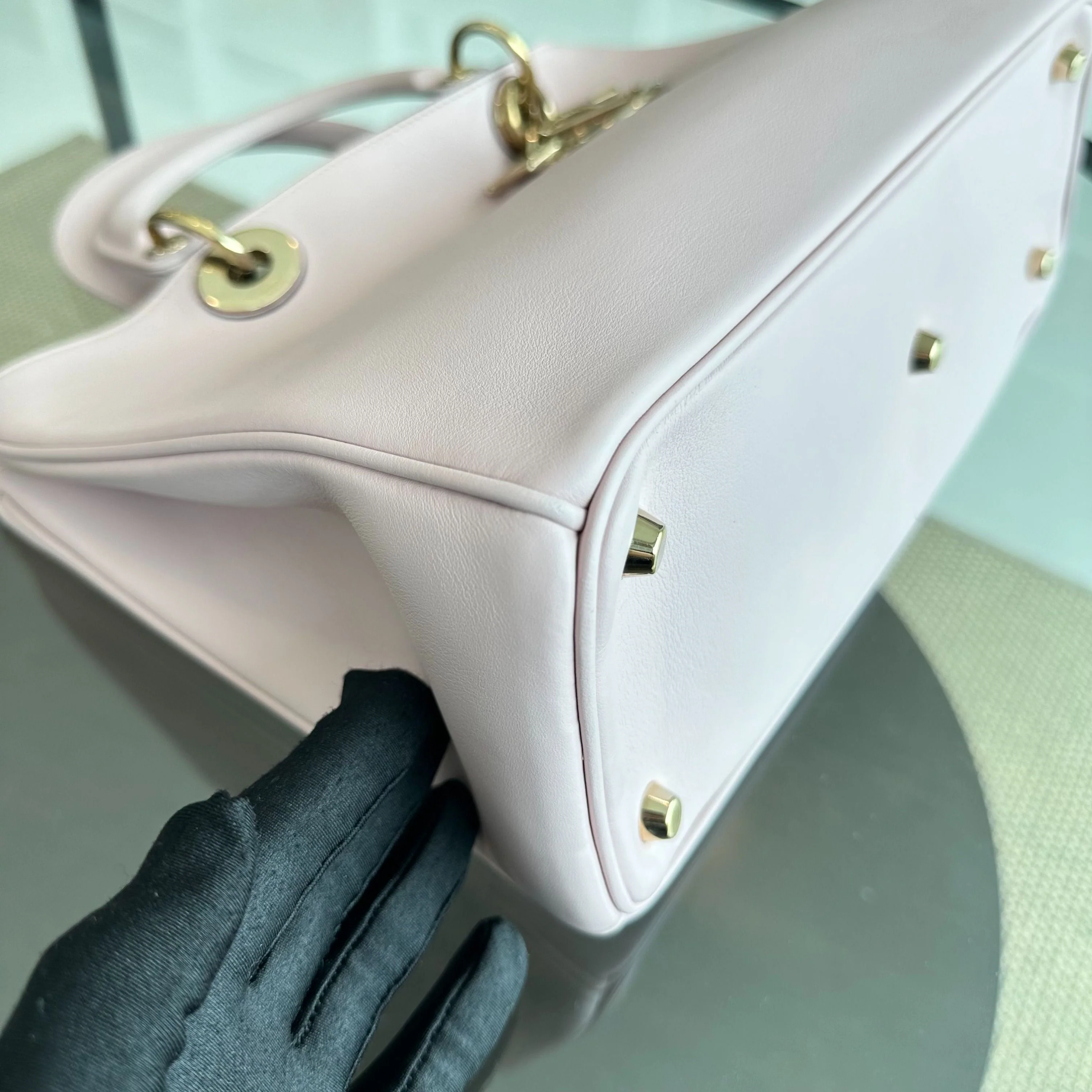 Dior Diorissimo Medium 31CM Smooth Calfskin Powder Pink GHW - Best Luxury Designers