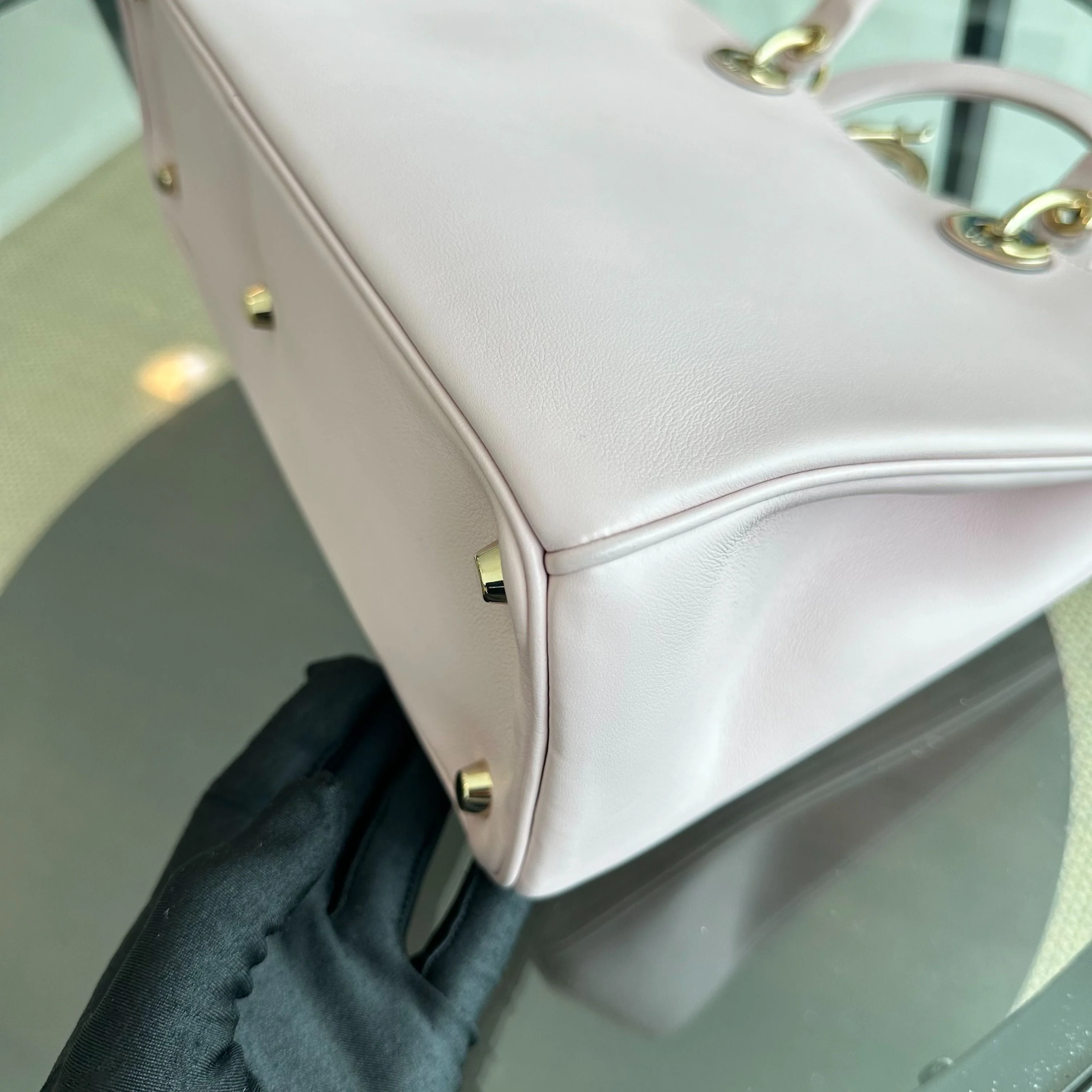 Dior Diorissimo Medium 31CM Smooth Calfskin Powder Pink GHW - Best Luxury Designers