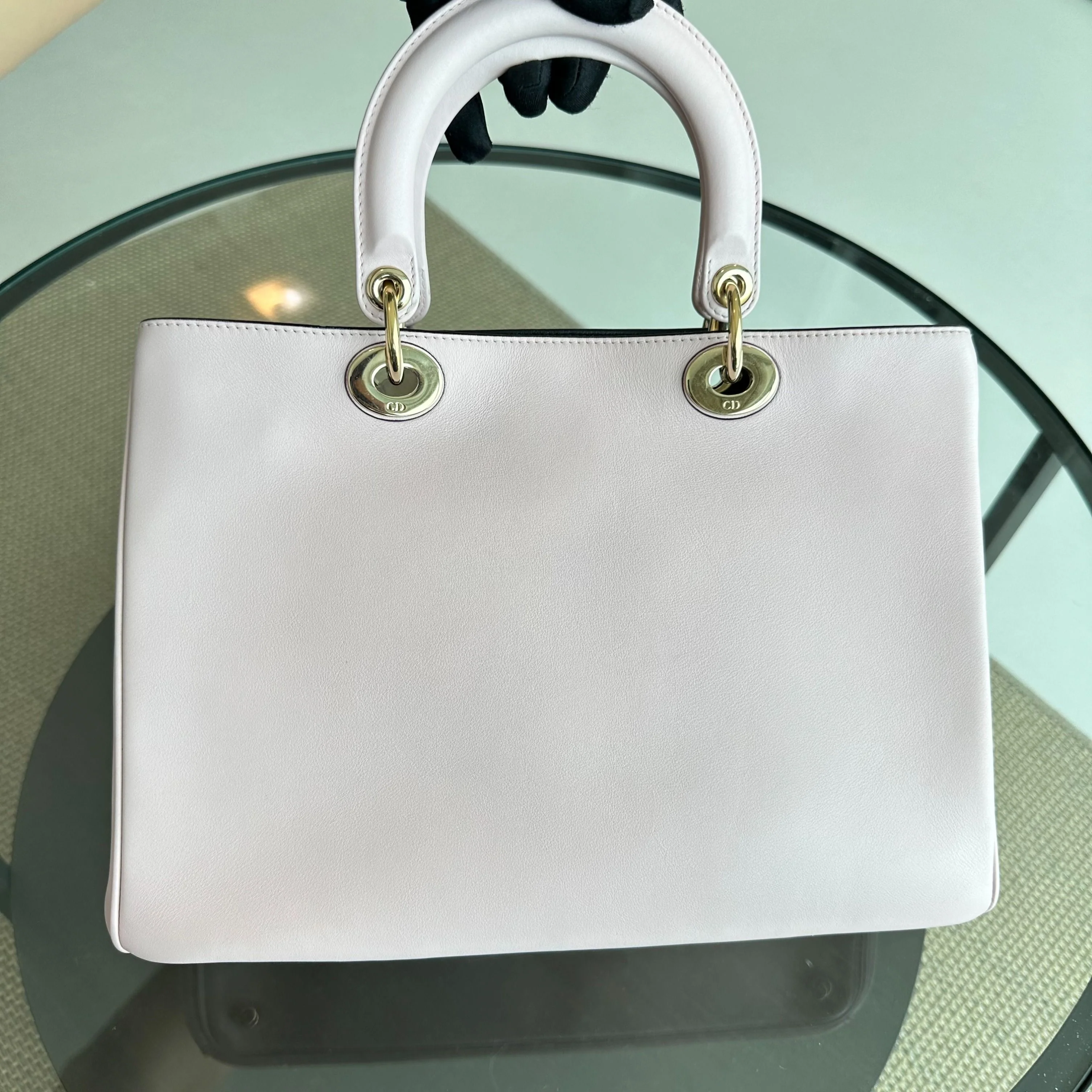 Dior Diorissimo Medium 31CM Smooth Calfskin Powder Pink GHW - Best Luxury Designers