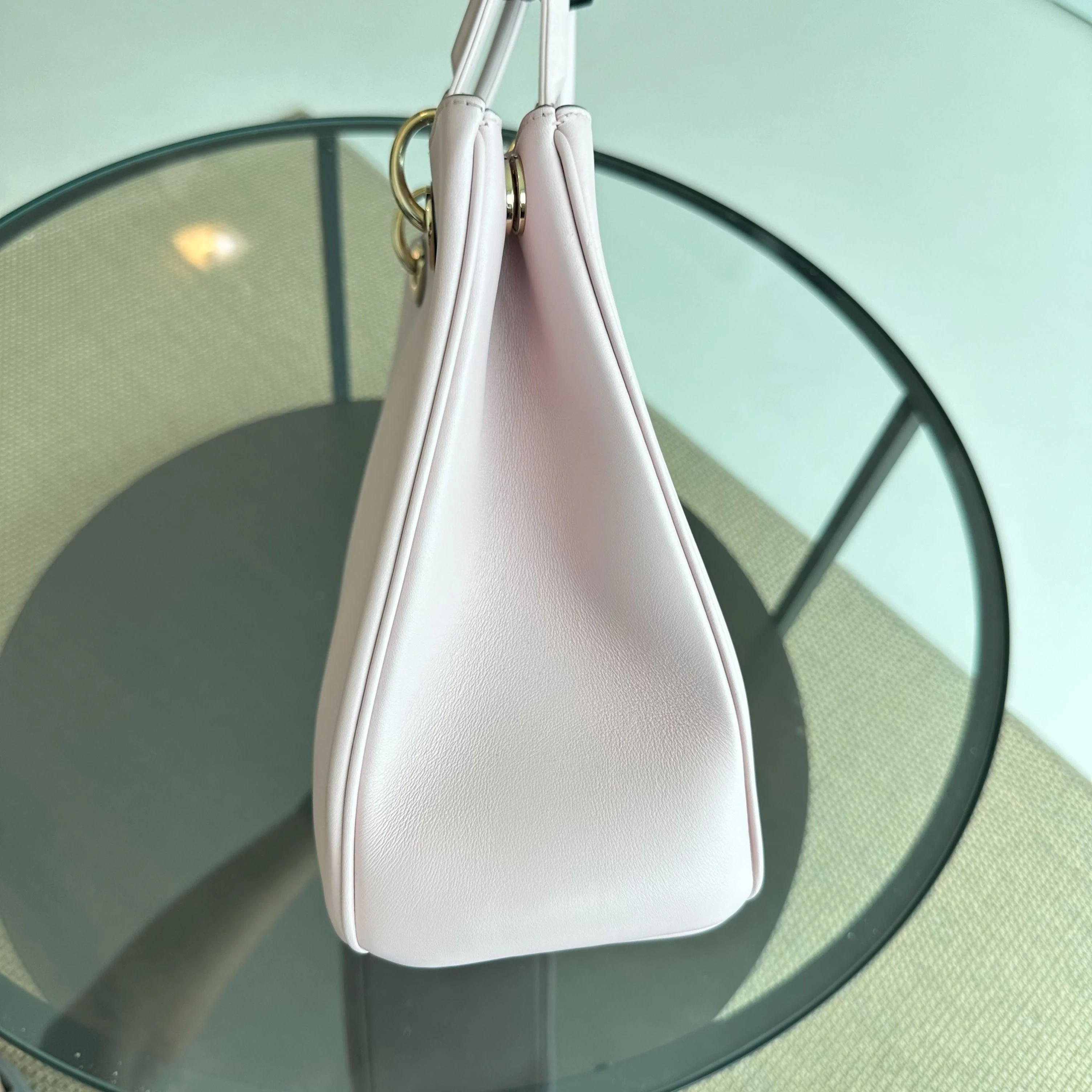 Dior Diorissimo Medium 31CM Smooth Calfskin Powder Pink GHW - Best Luxury Designers