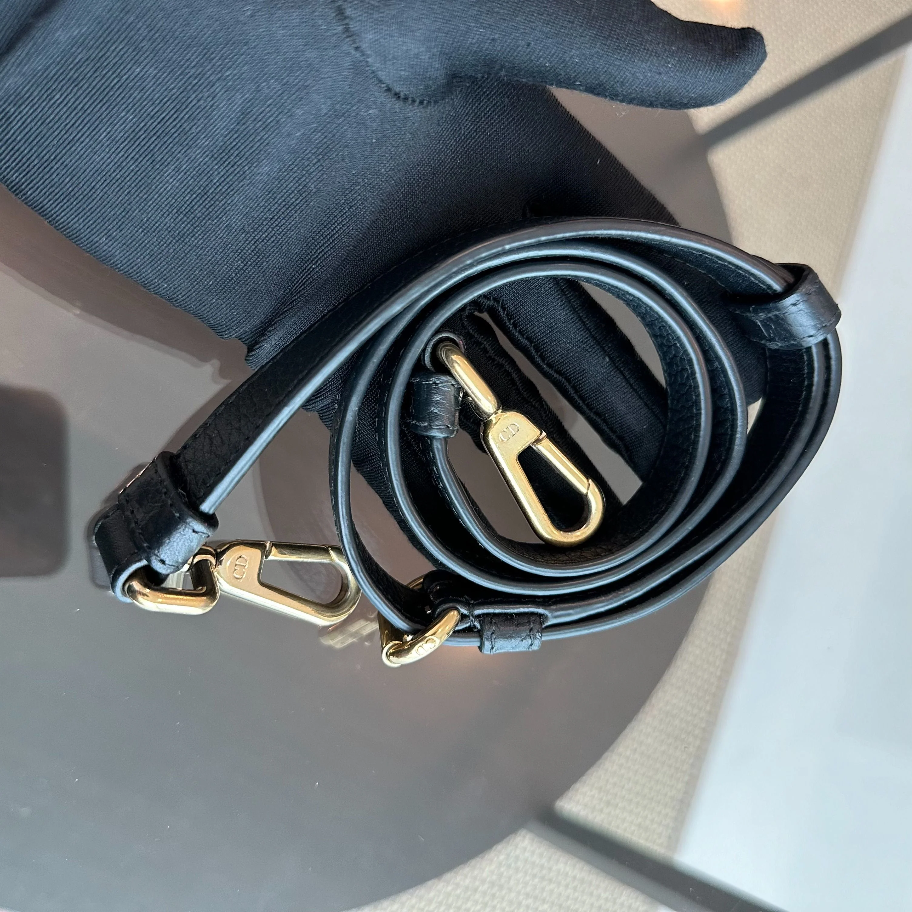 Dior Diorissimo Medium Grained Calfskin Black GHW - Best Luxury Designers