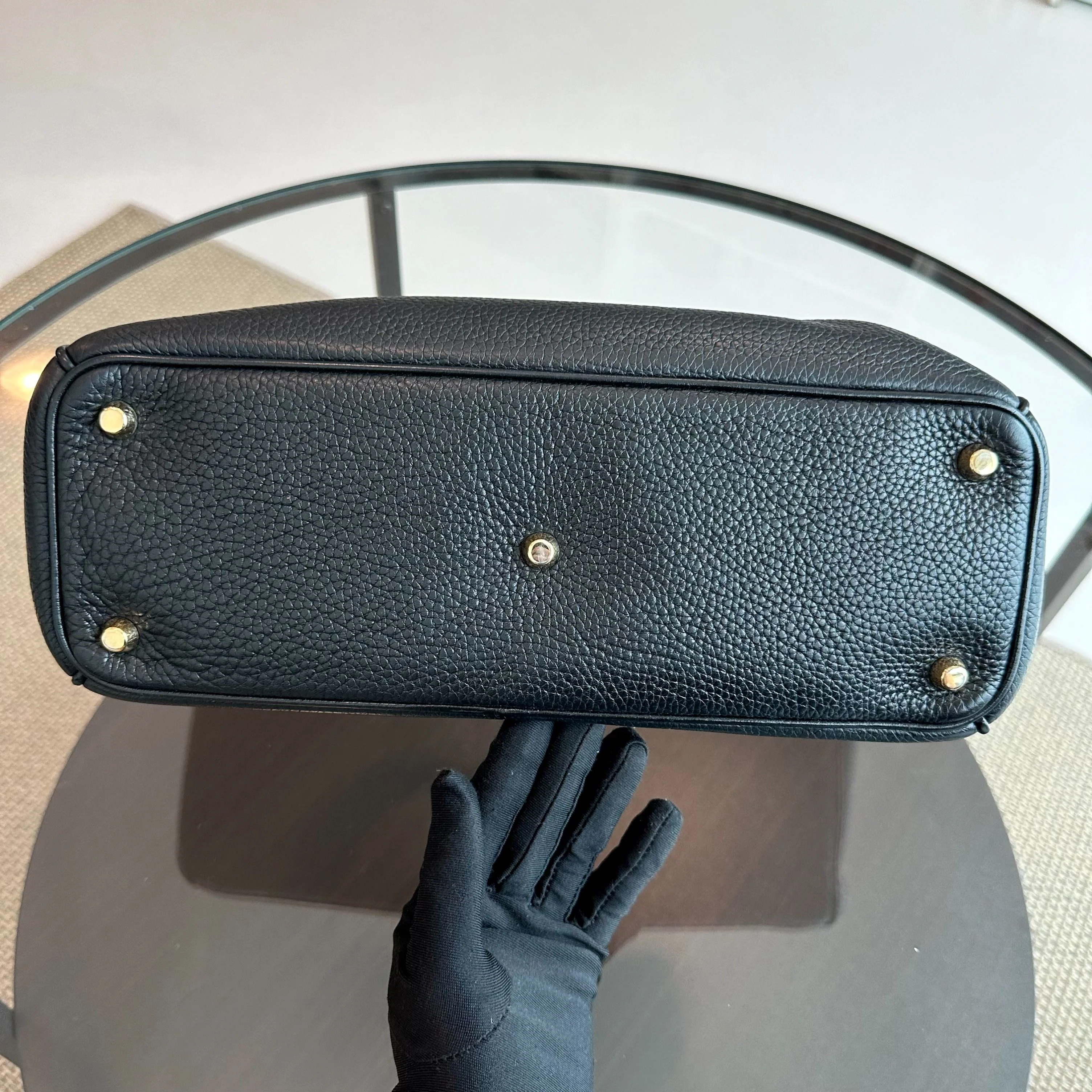 Dior Diorissimo Medium Grained Calfskin Black GHW - Best Luxury Designers