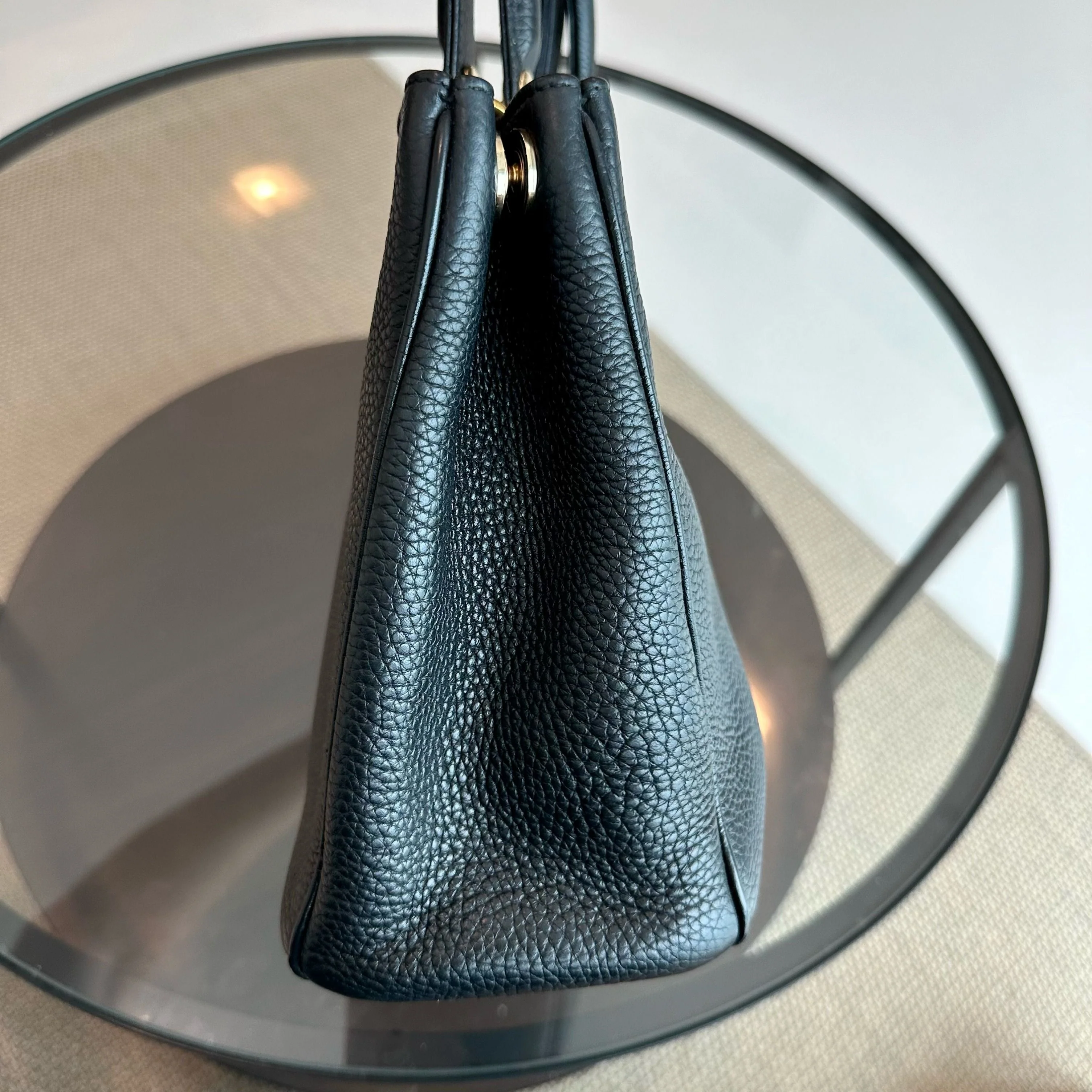 Dior Diorissimo Medium Grained Calfskin Black GHW - Best Luxury Designers