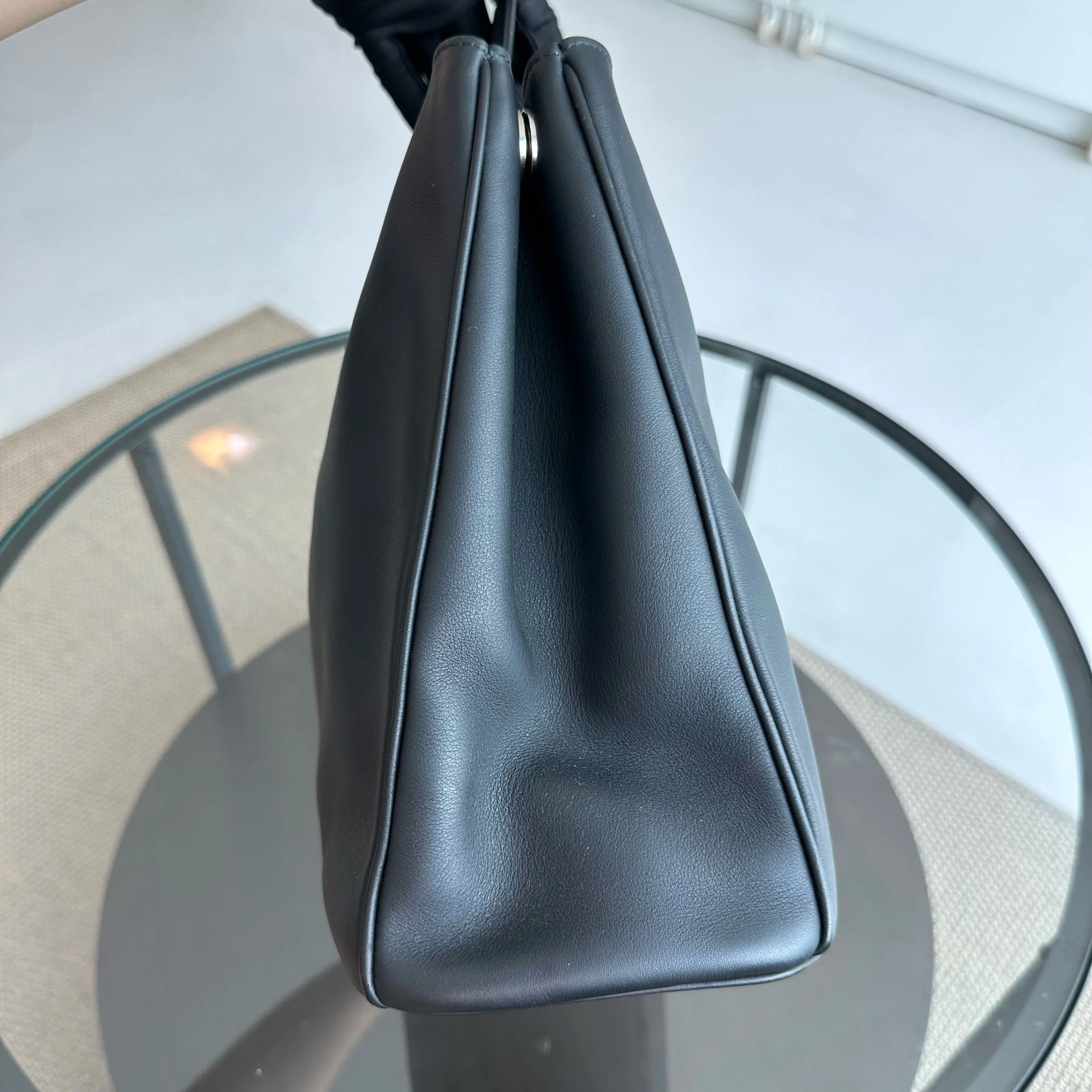 Dior Diorissimo Medium Smooth Calfskin Black SHW - Best Luxury Designers