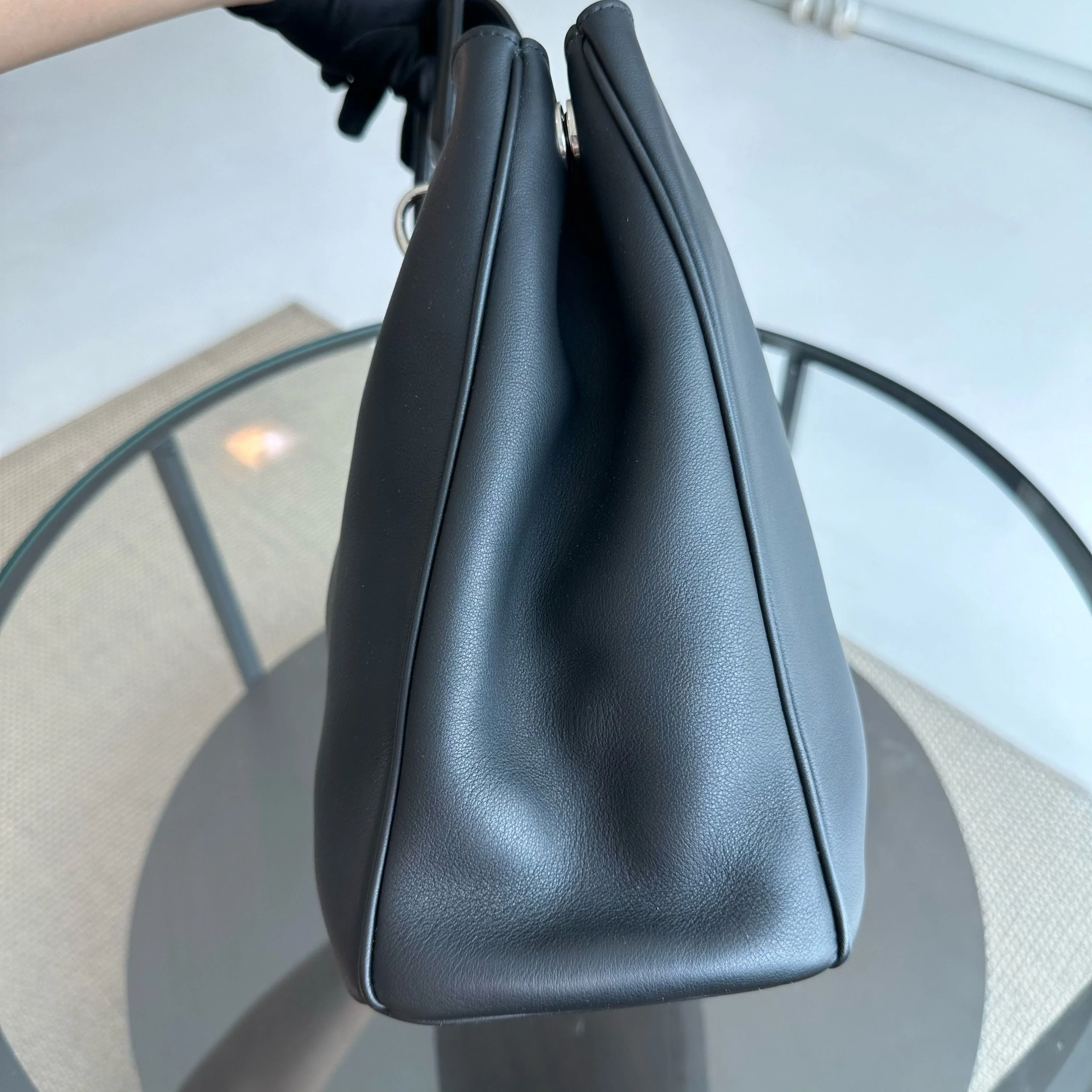 Dior Diorissimo Medium Smooth Calfskin Black SHW - Best Luxury Designers