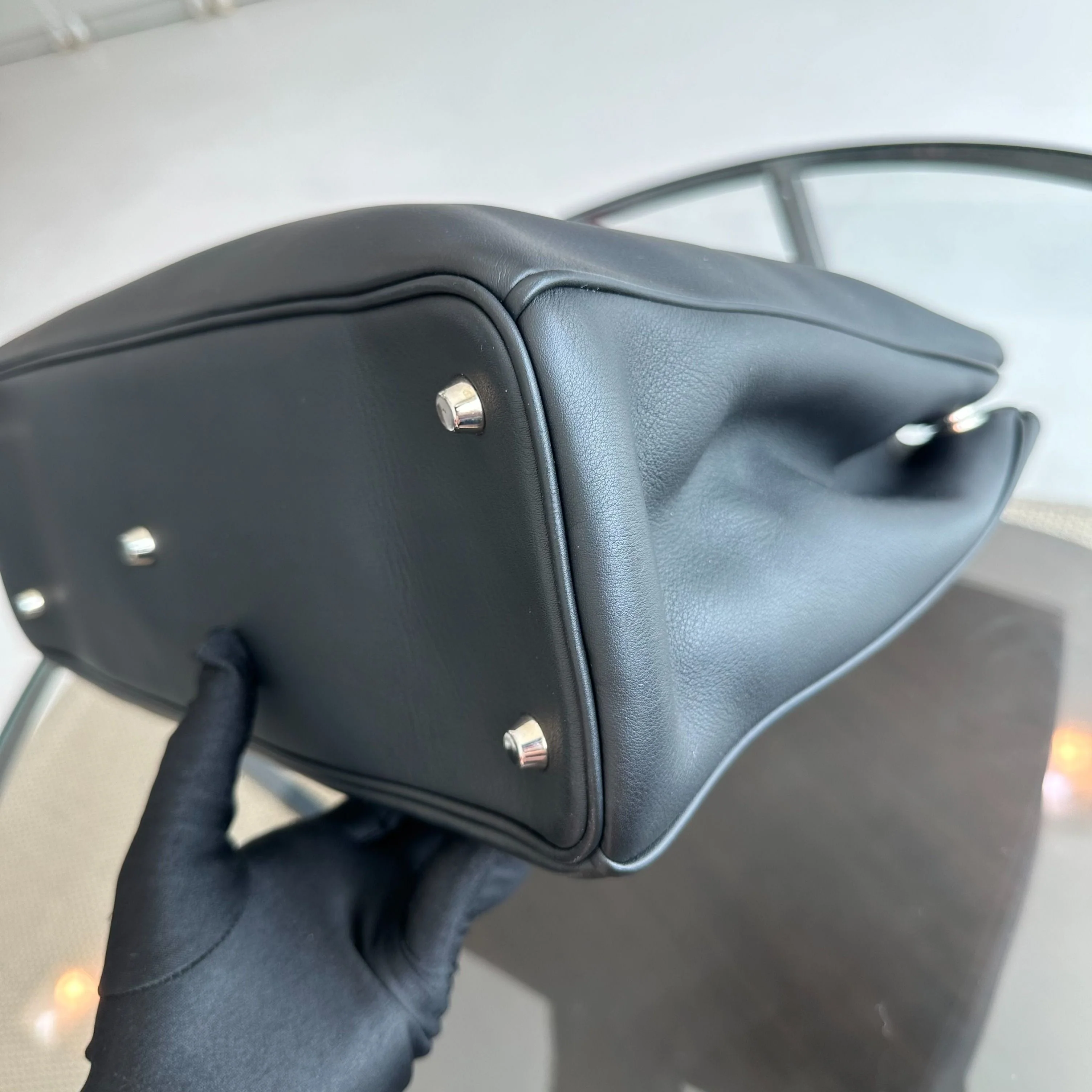 Dior Diorissimo Medium Smooth Calfskin Black SHW - Best Luxury Designers