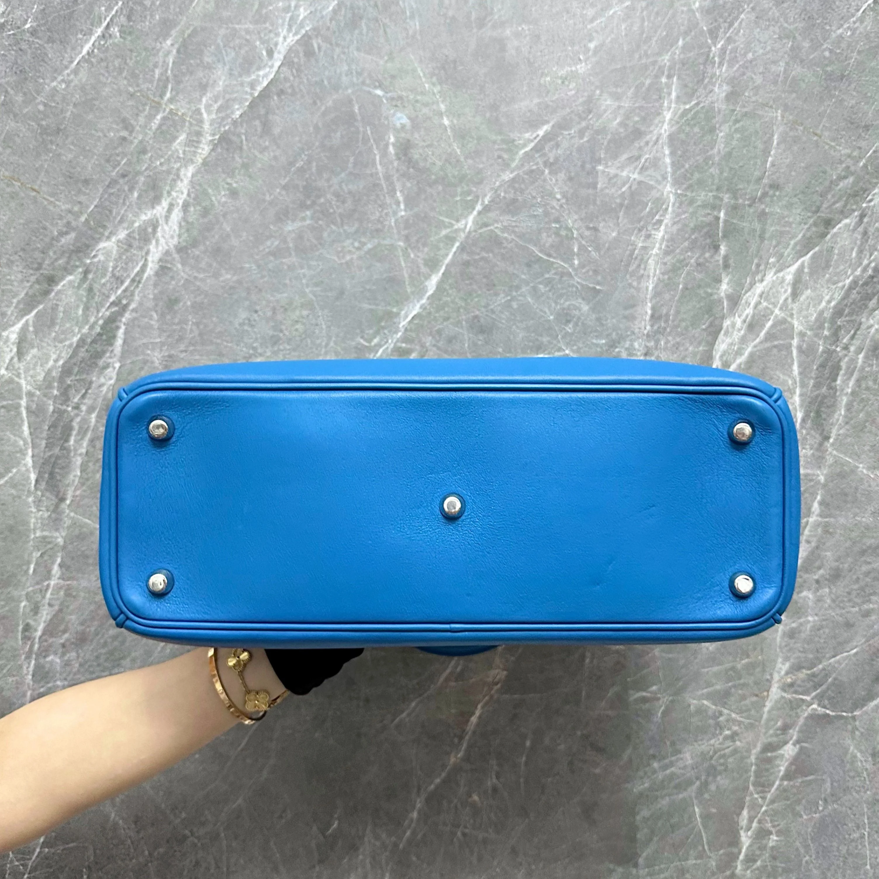 Dior Diorissimo Medium Smooth Calfskin Blue SHW - Best Luxury Designers