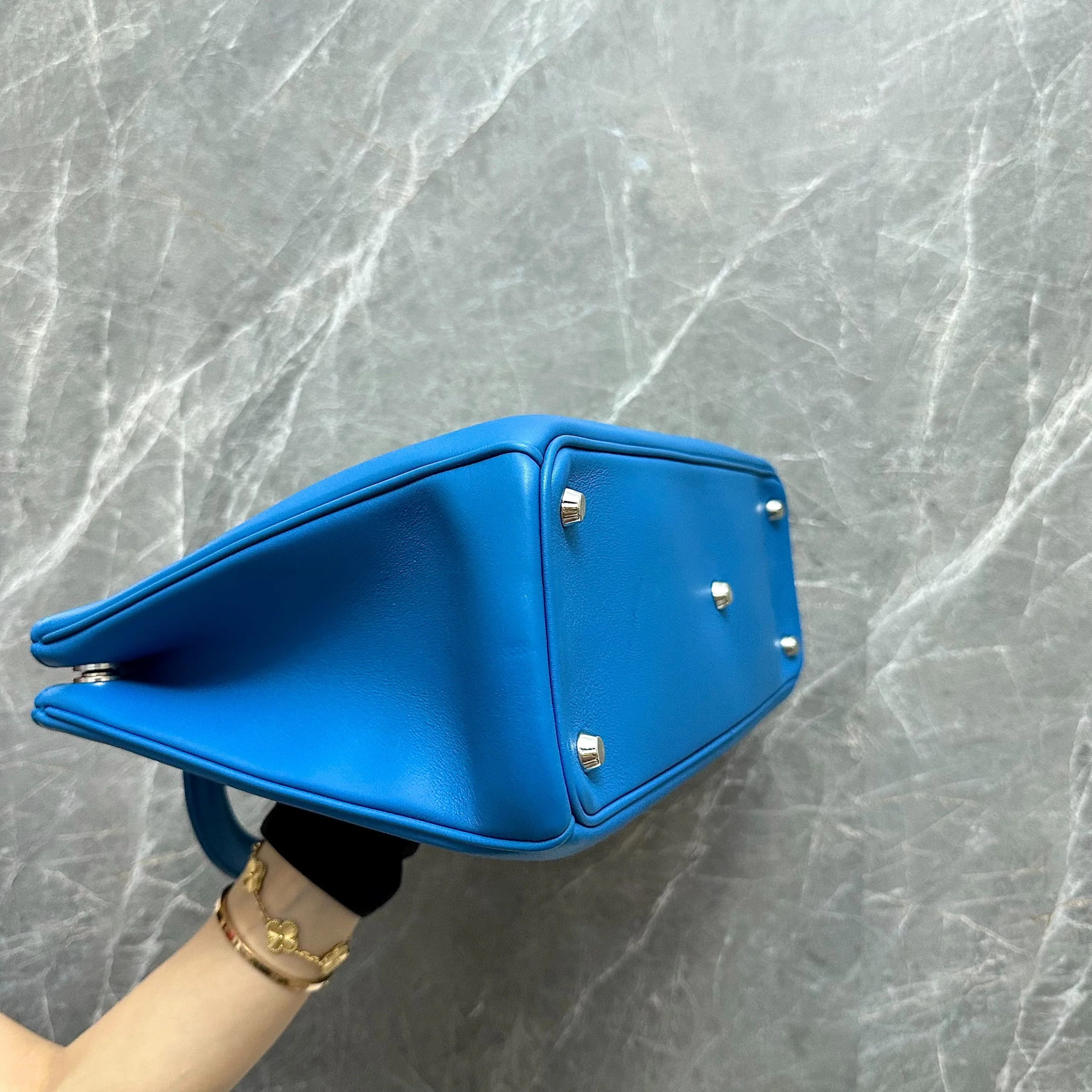 Dior Diorissimo Medium Smooth Calfskin Blue SHW - Best Luxury Designers