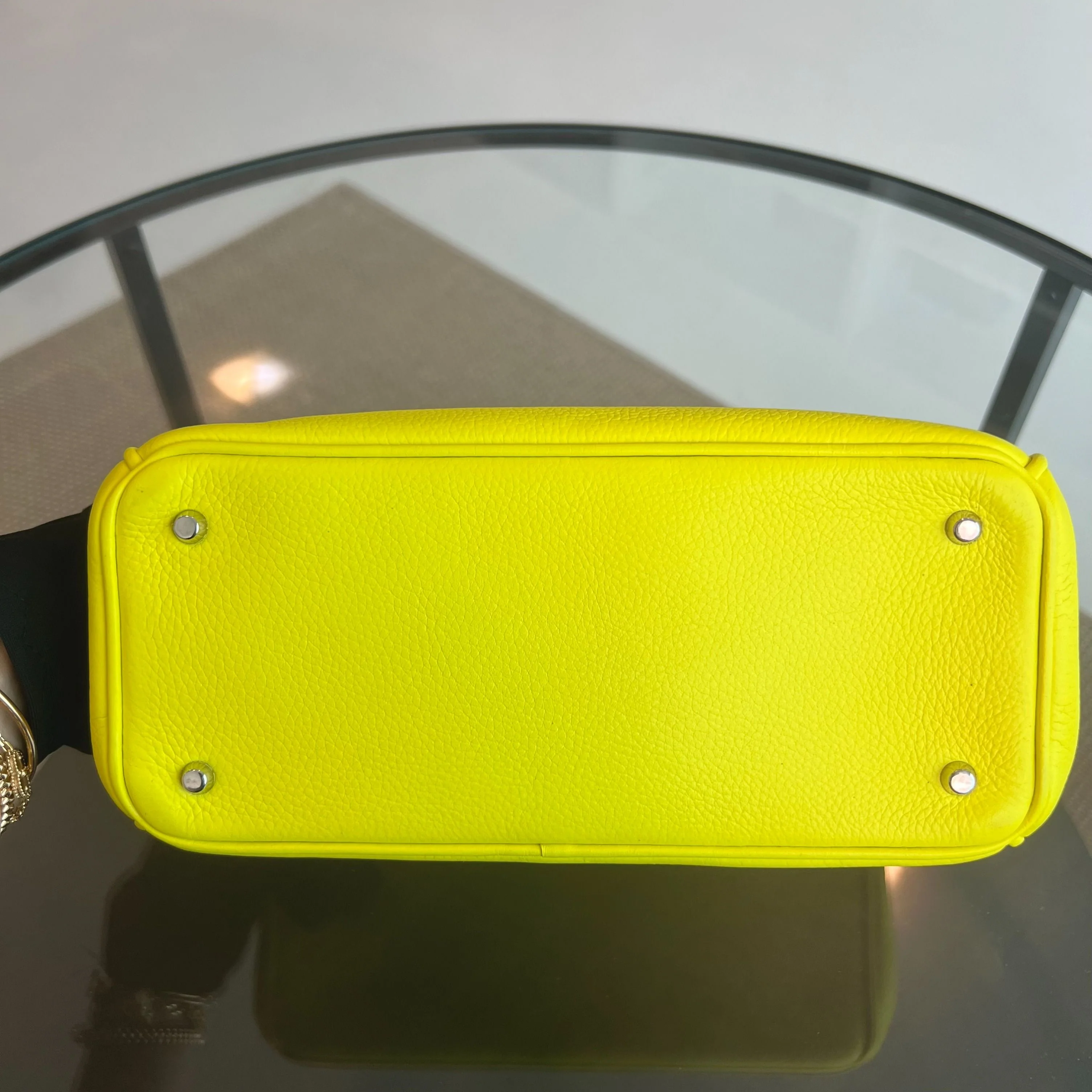 Dior Diorissimo Mini Lady Smooth Calfskin Leather Yellow SHW - Best Luxury Designers