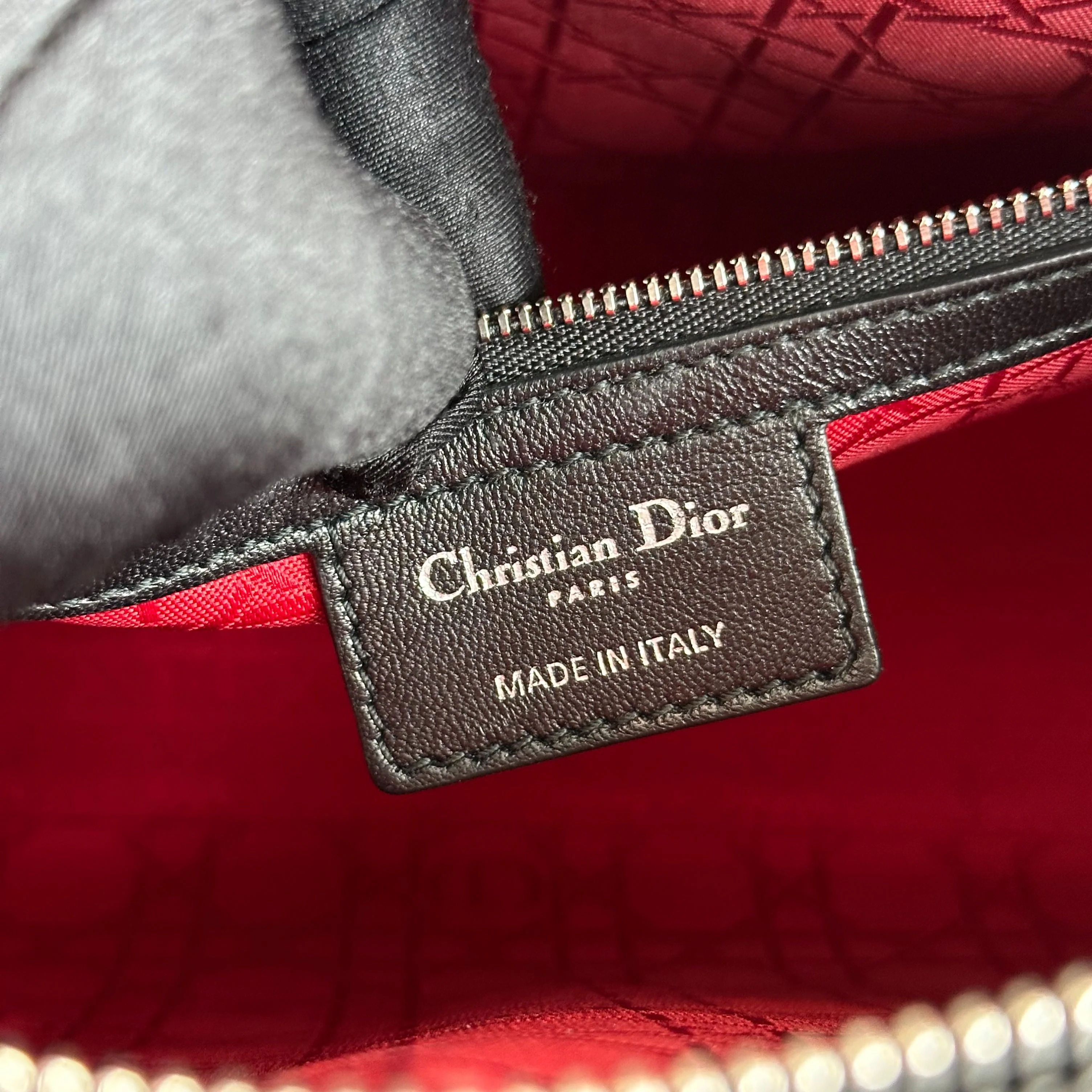 Dior Lady Large Cannage Lambskin Black SHW - Best Luxury Designers